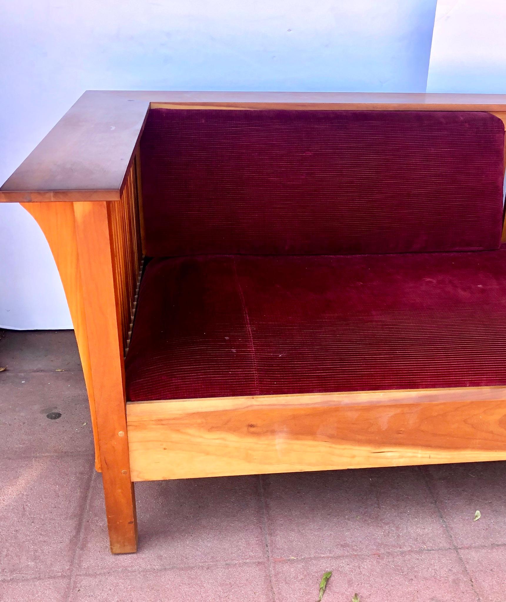 mission style couch