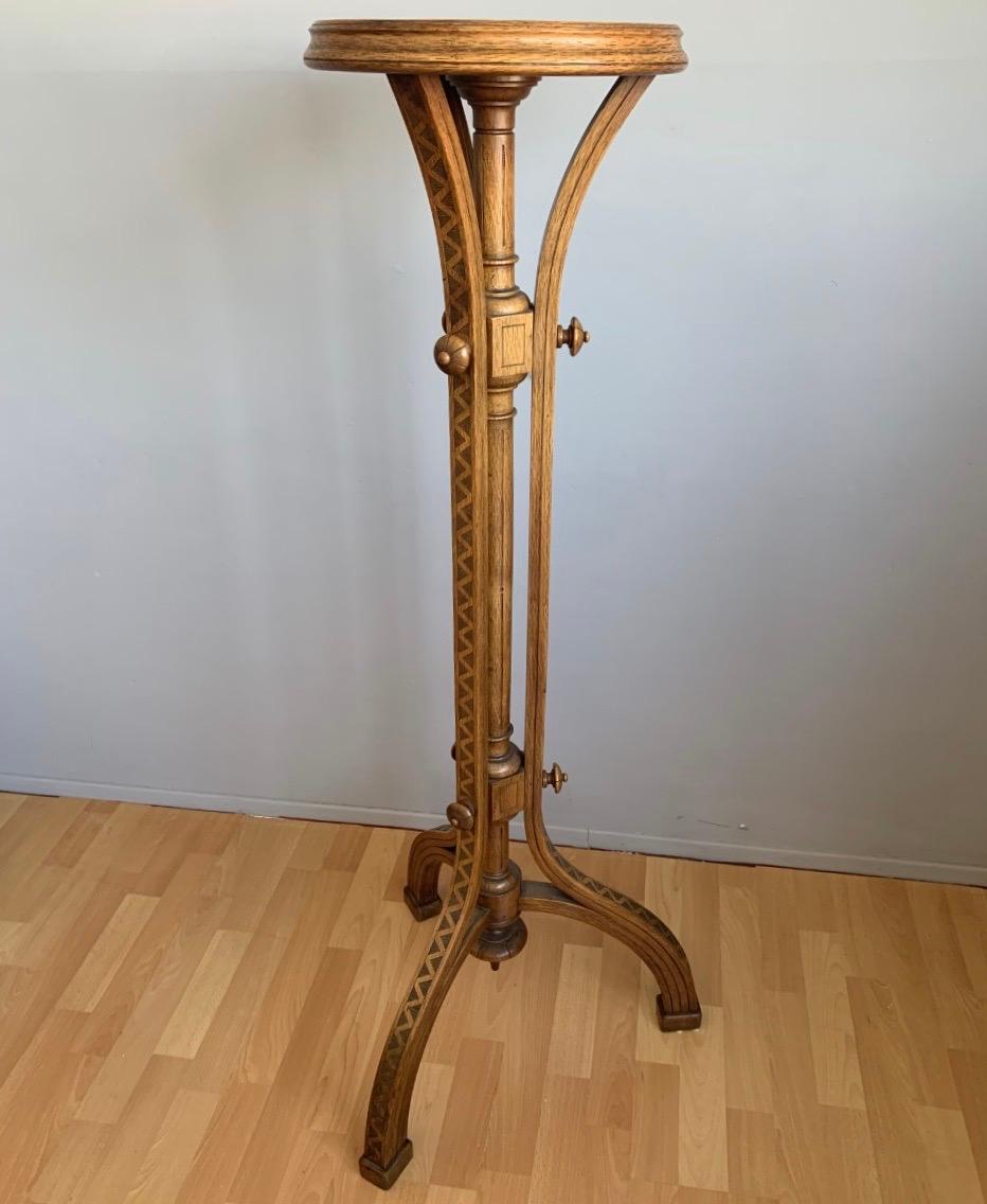 Striking & Top Quality Made Bentwood Vienne Secession Pedestal / Sculpture Stand 10