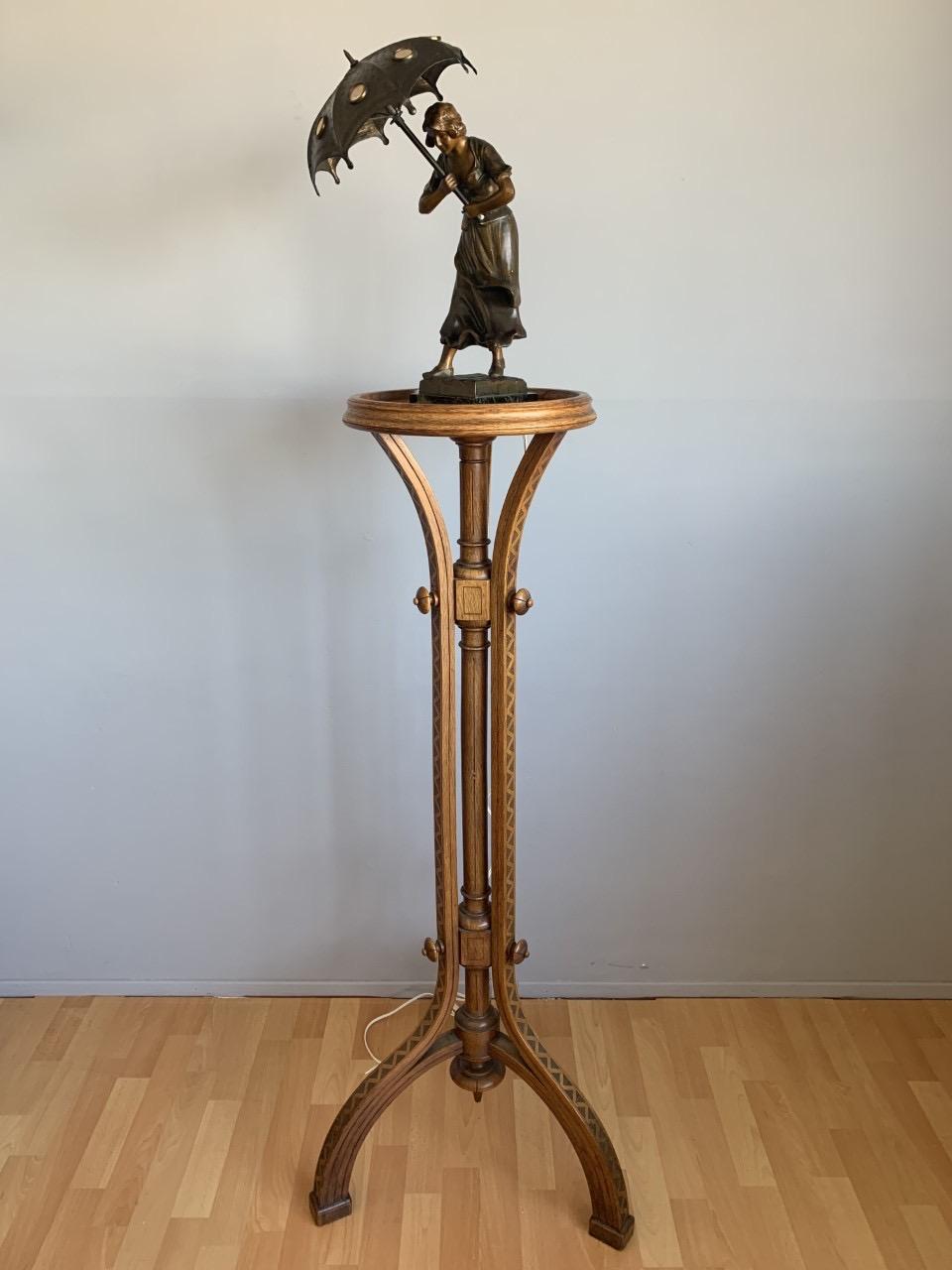 Striking & Top Quality Made Bentwood Vienne Secession Pedestal / Sculpture Stand 4