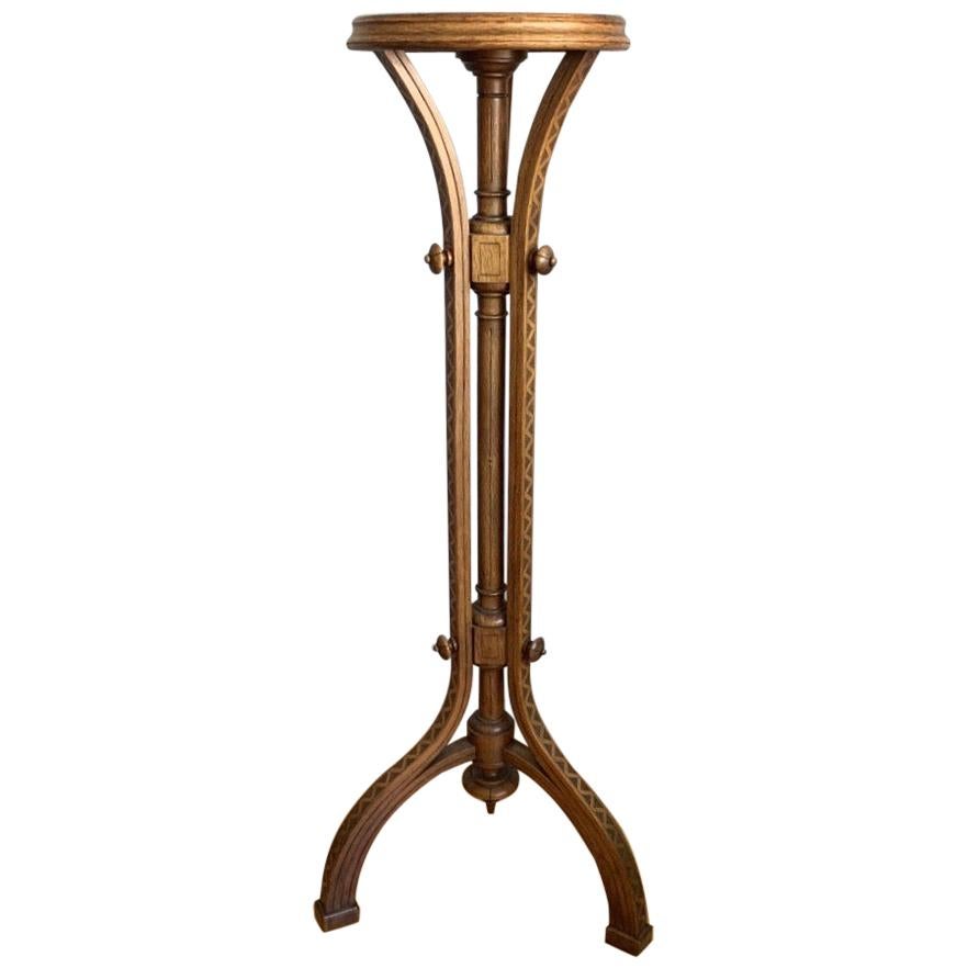 Striking & Top Quality Made Bentwood Vienne Secession Pedestal / Sculpture Stand