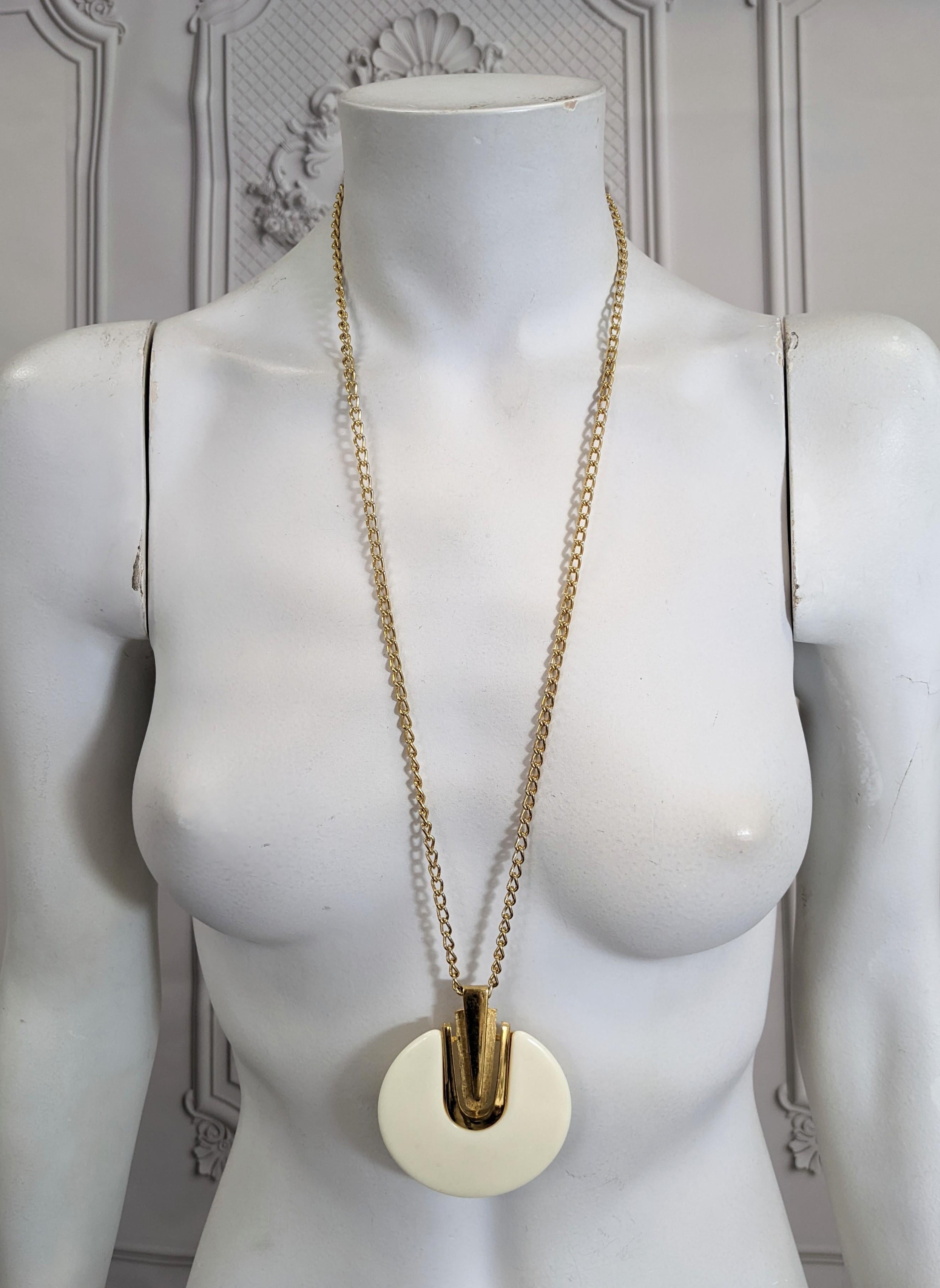 ivory pendant necklace
