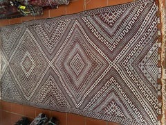 Striking Vintage High Atlas Zayan Moroccan Tribal