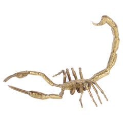 Striking Vintage Italian Scorpion Sculpture By P Mas Rossi