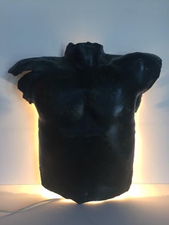 Striking Wall Sconces of Sexy Male Torso
