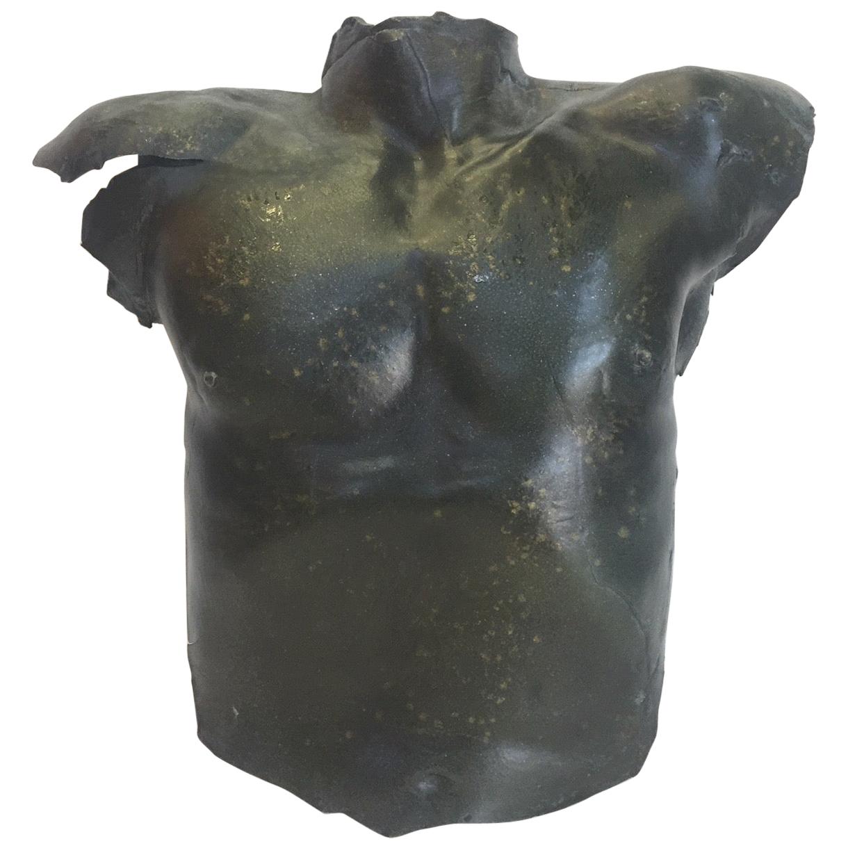 Striking Wall Sconces of Sexy Male Torso For Sale
