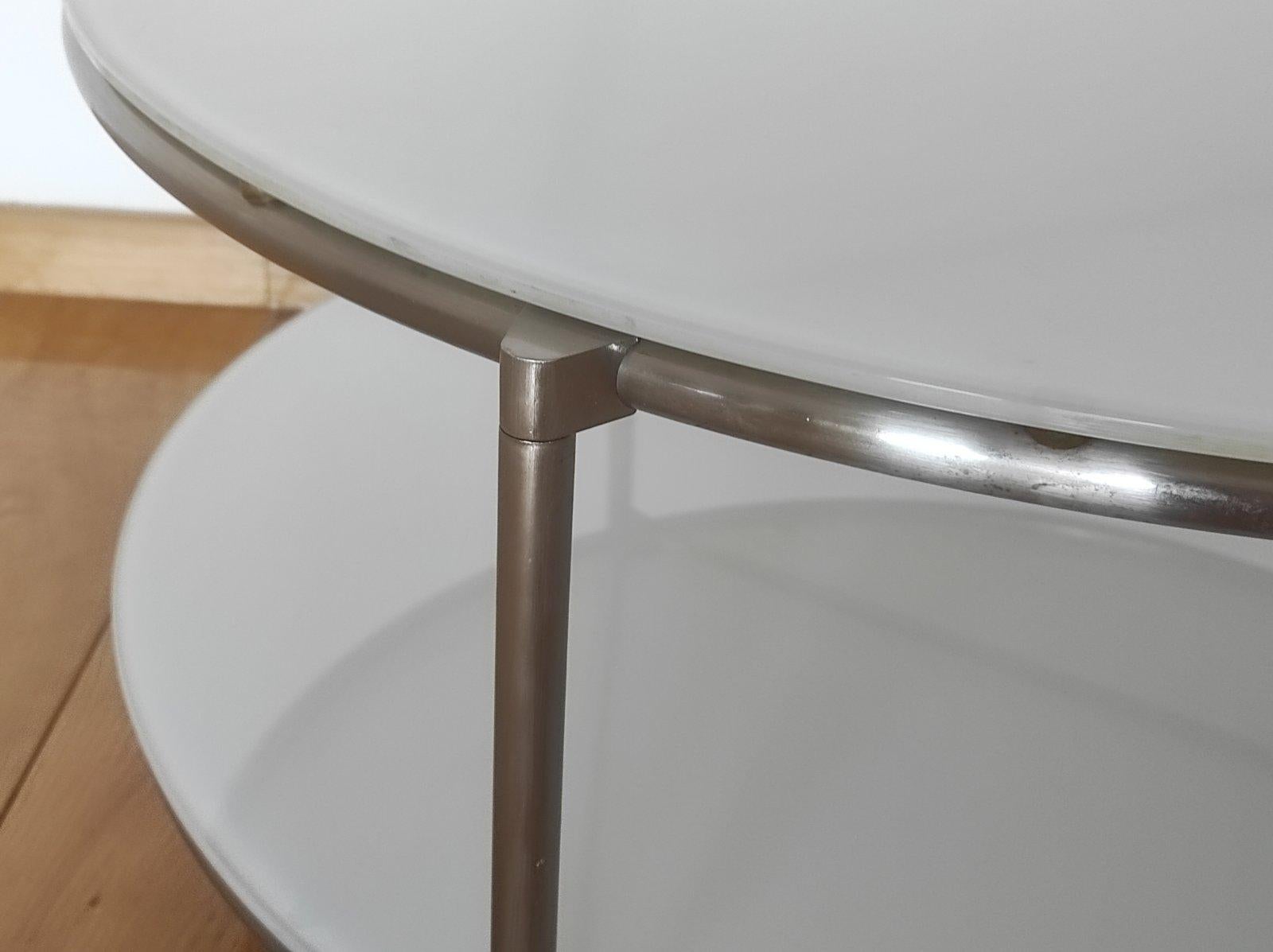 Table basse STRIND d'Ehlen Johansson pour IKEA  1980 en verre opalin en vente 2