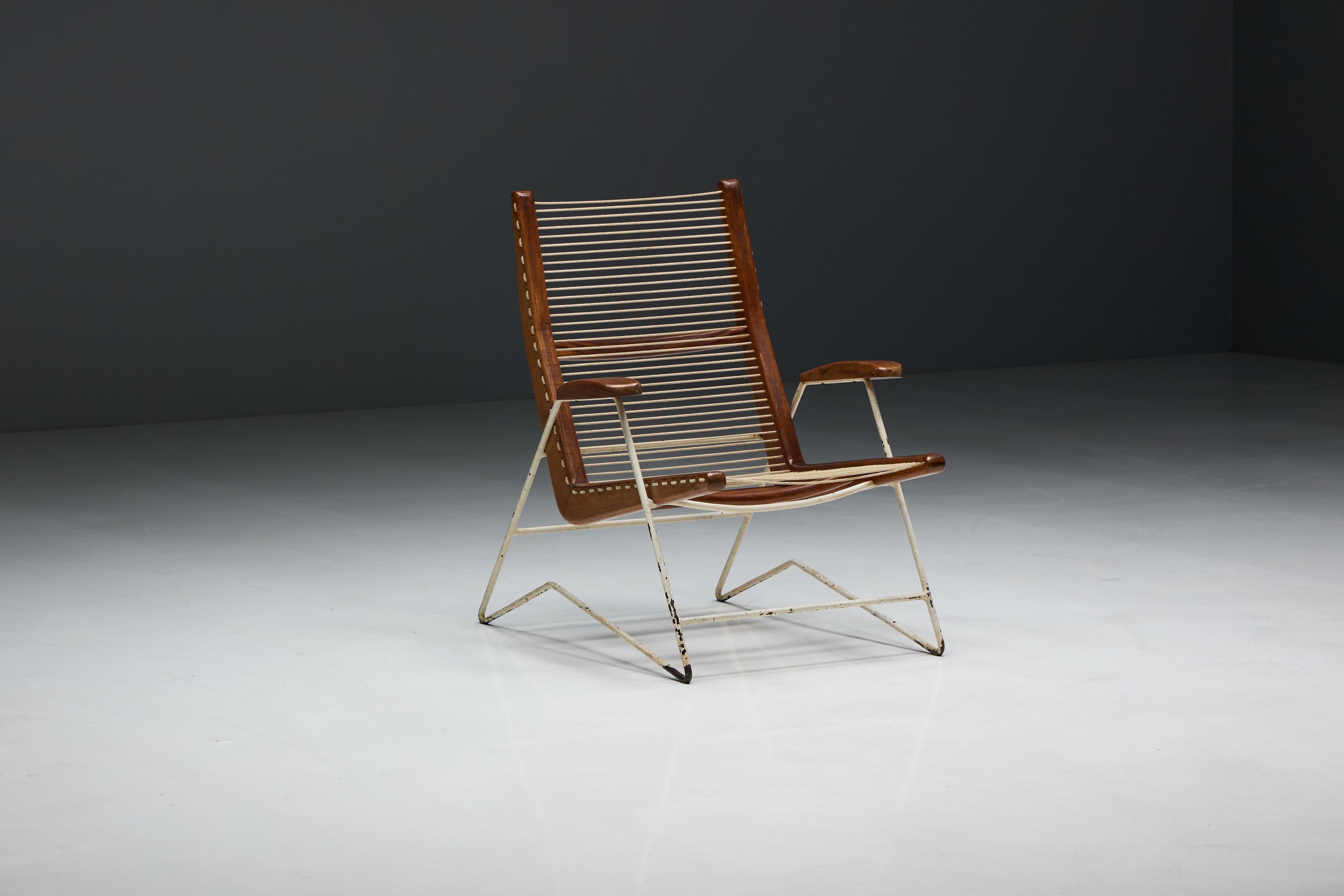 String Chair by Martin Eisler and Carlo Hauner, Brazil, 1960s For Sale 7