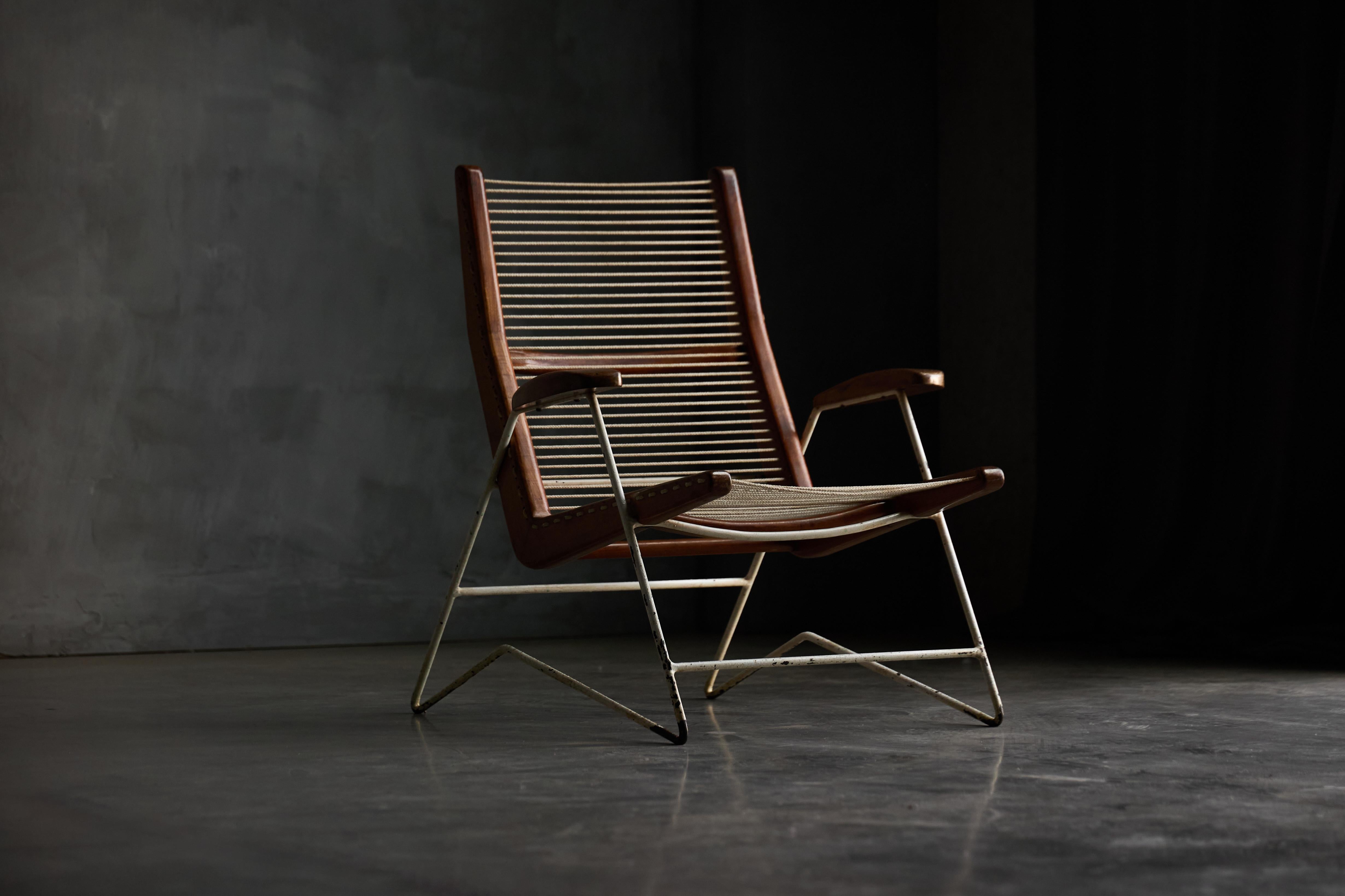 Brazilian String Chair by Martin Eisler and Carlo Hauner, Brazil, 1960s For Sale