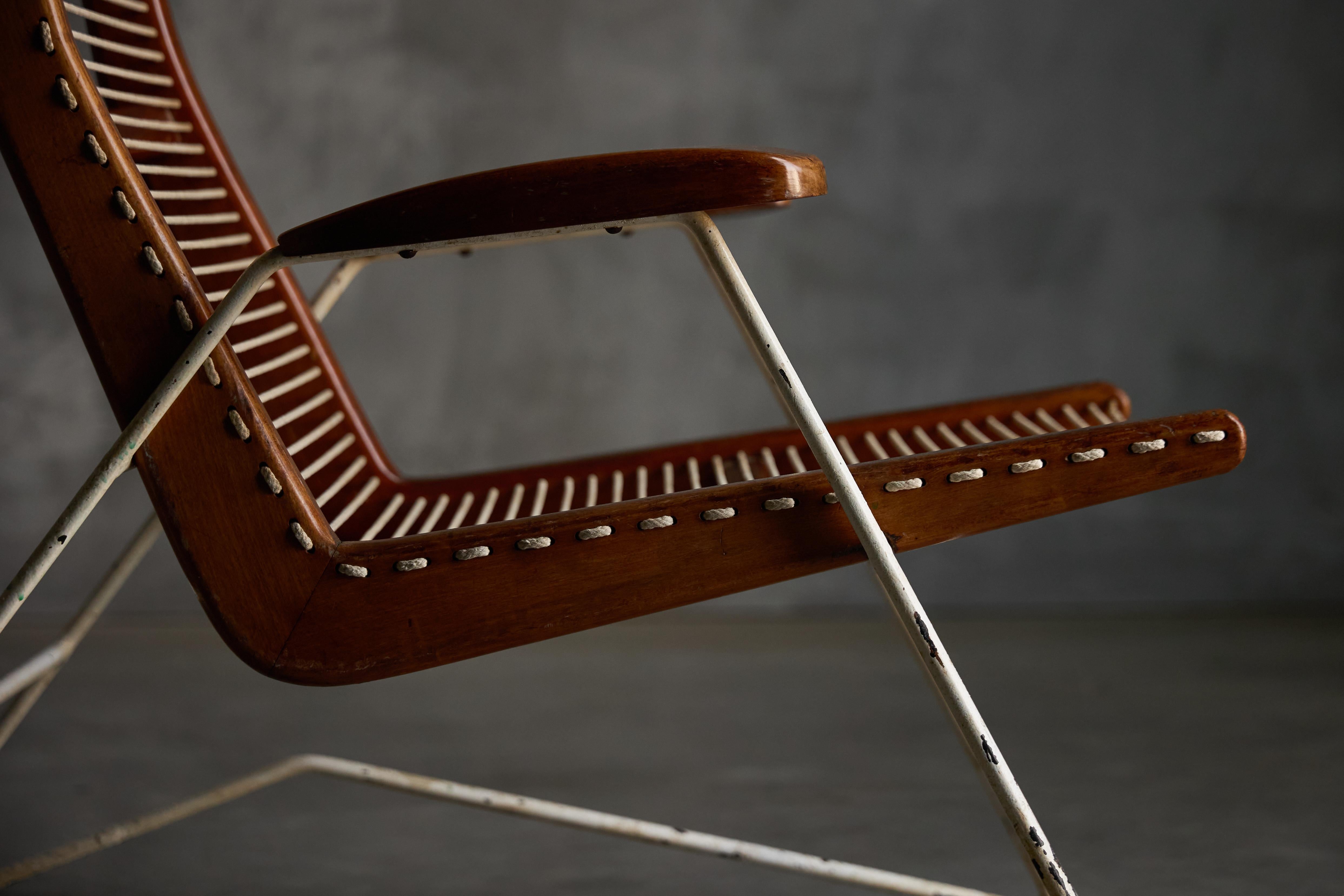 Mid-20th Century String Chair by Martin Eisler and Carlo Hauner, Brazil, 1960s For Sale