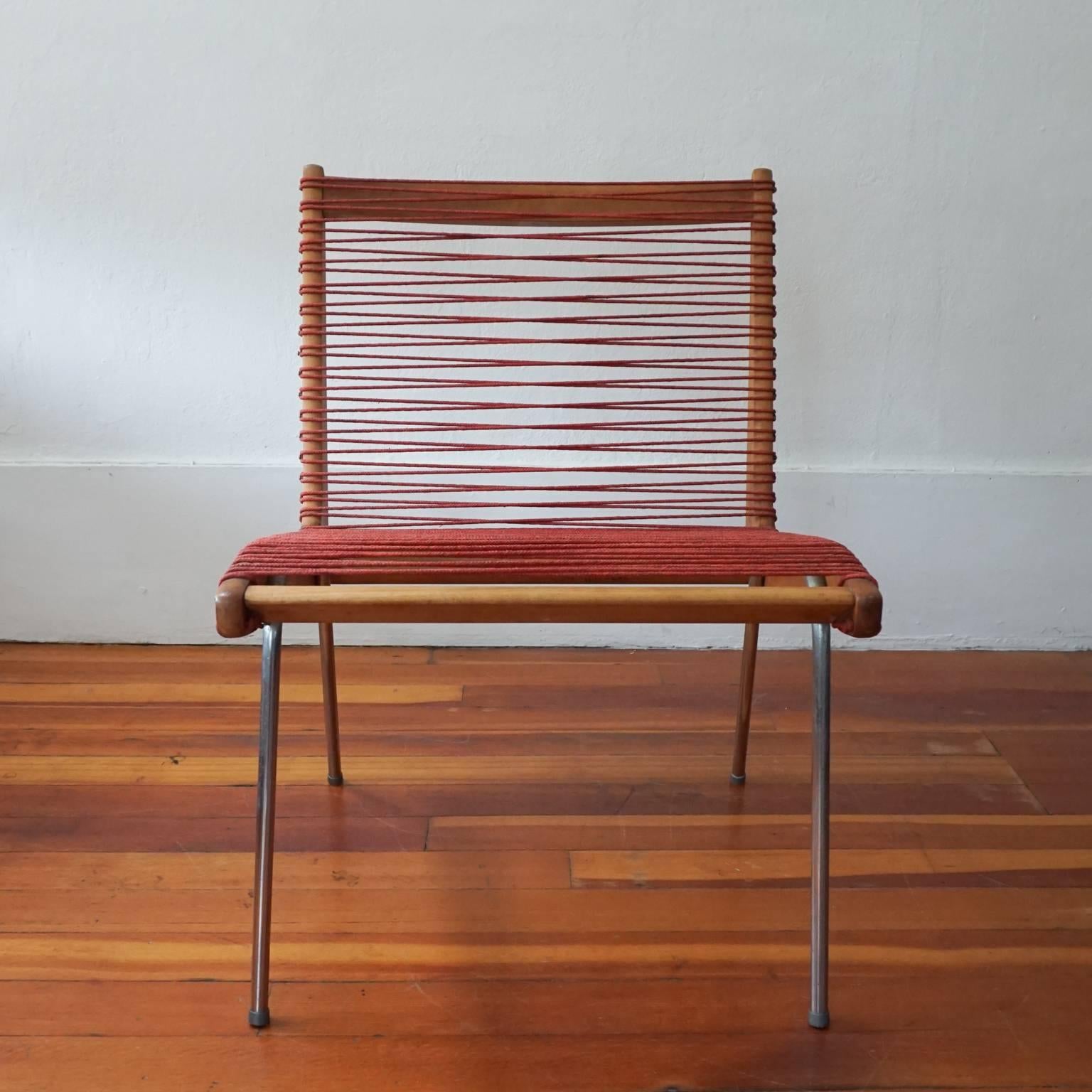 American String Chair by Robert J Ellenberger for Calfab Good Design, 1950s For Sale