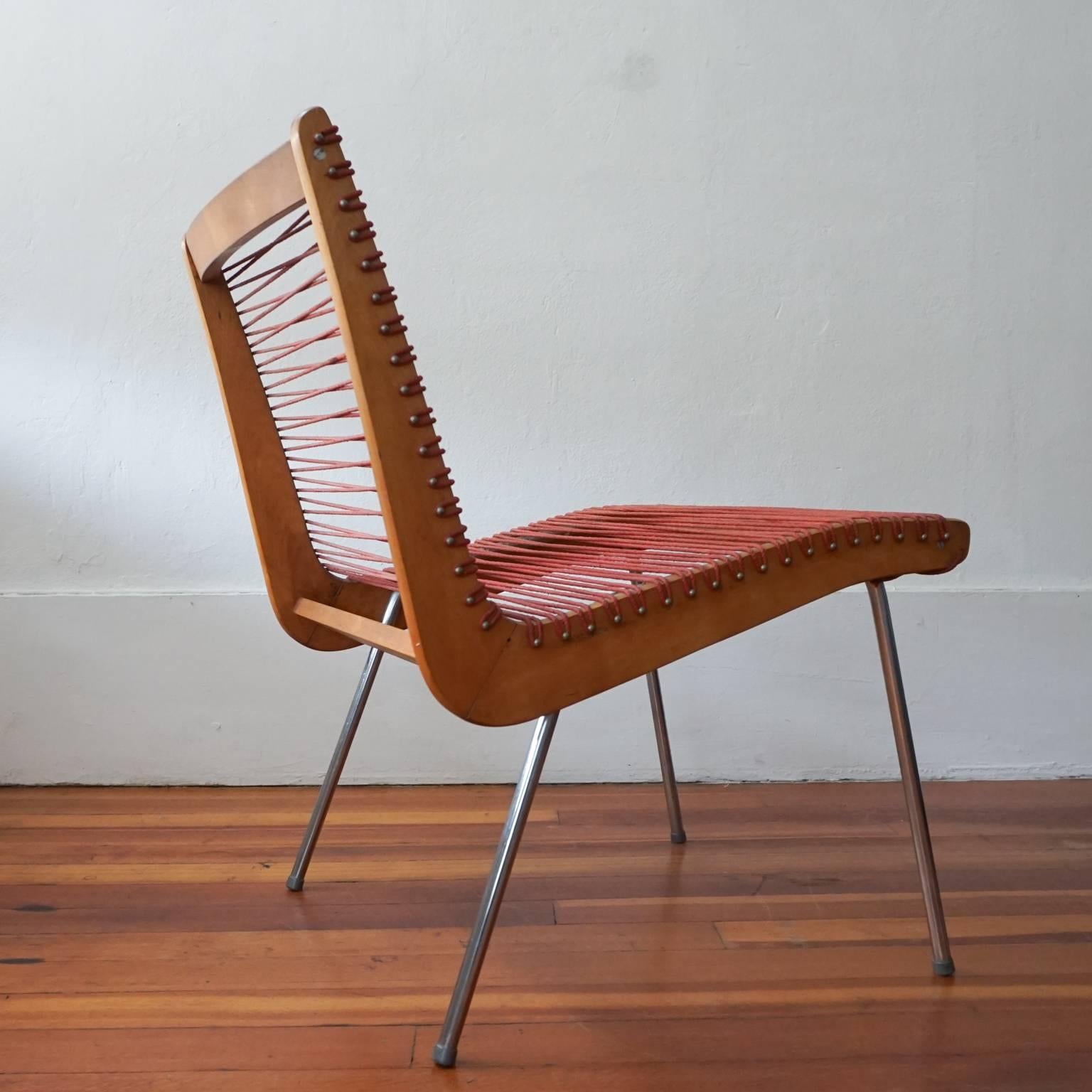 Mid-20th Century String Chair by Robert J Ellenberger for Calfab Good Design, 1950s For Sale