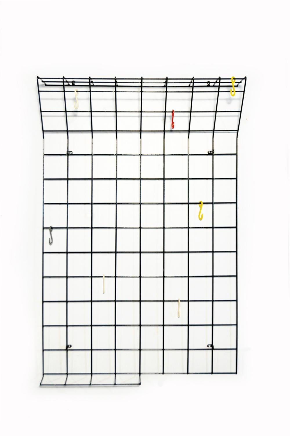Metal String coat rack by Karl Fichtel and Drahtwerke Erlau A.G. Aalen, Germamy 50s