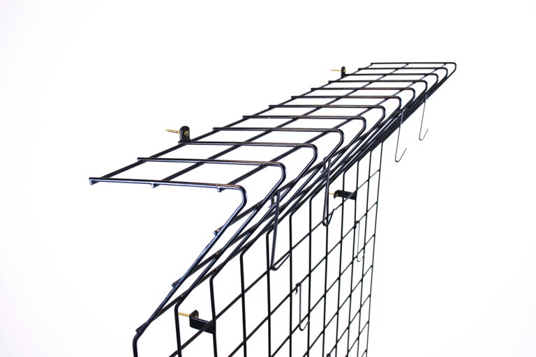 String Coat Rack Plus Original Hooks Bauhaus Style by K. Fichtel Erlau ...