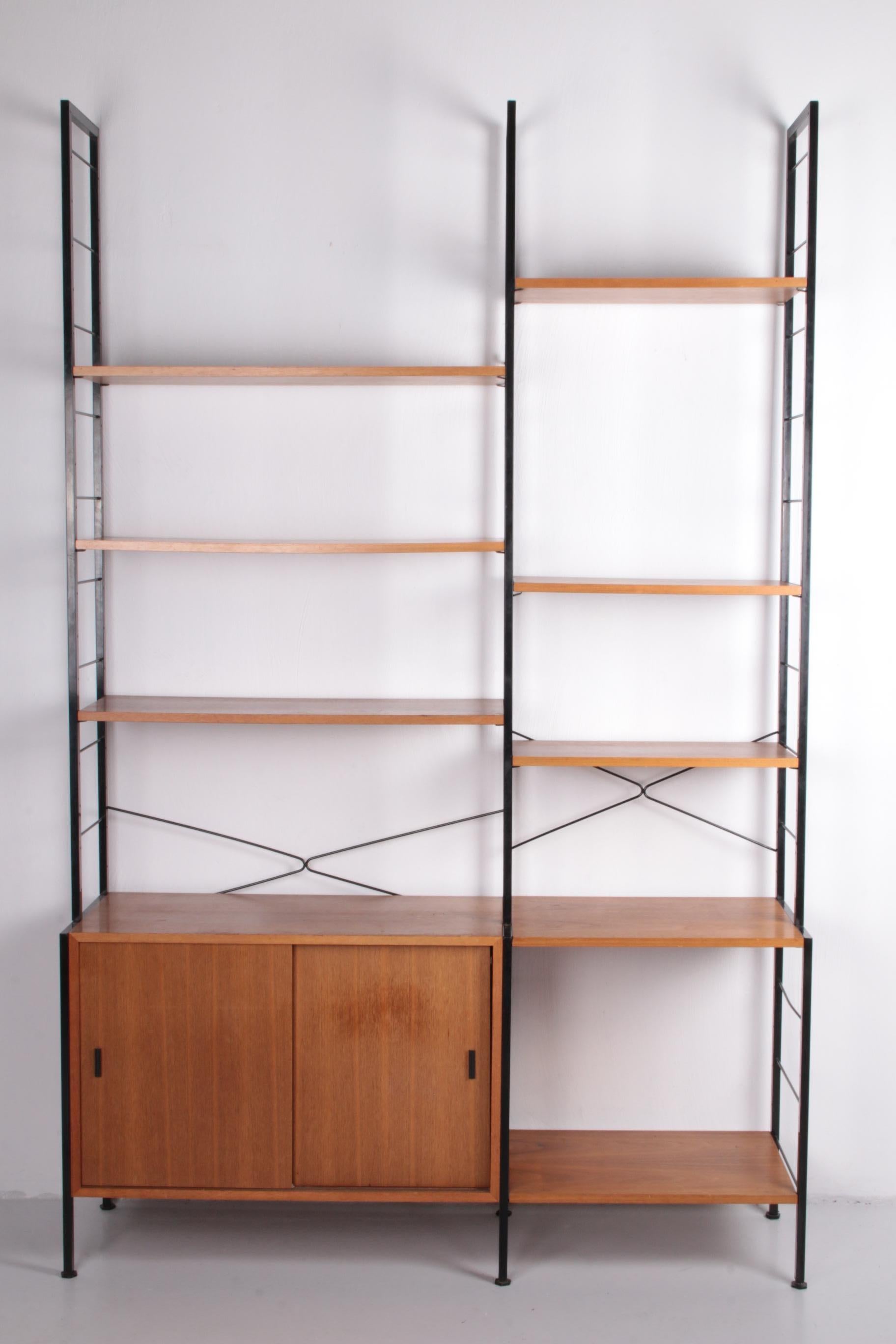Mid-Century Modern String Regal Bookcase Made in Germany, 1960s