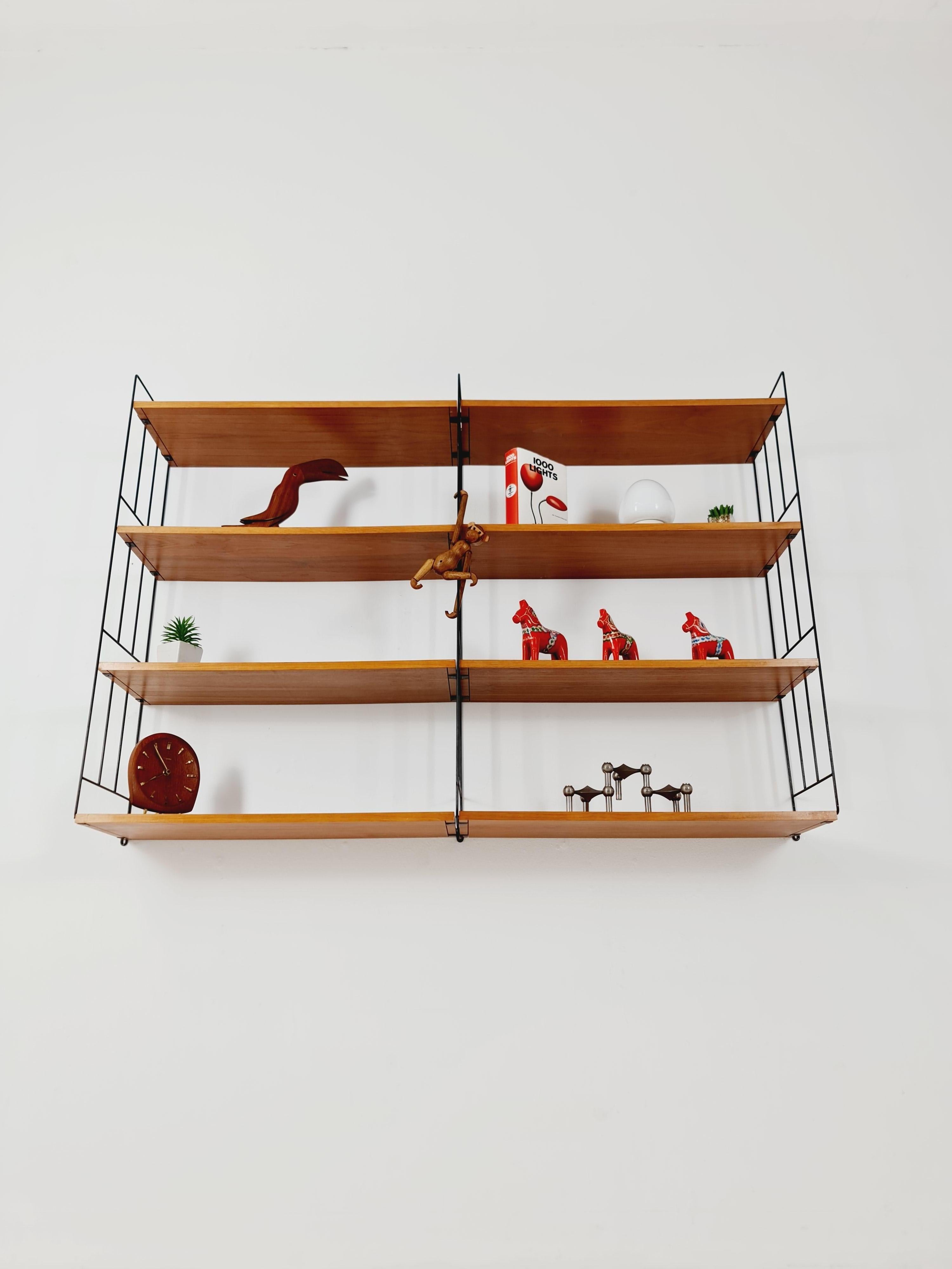 Mid-Century Modern String shelf-system by WHB German Teak , 1950s