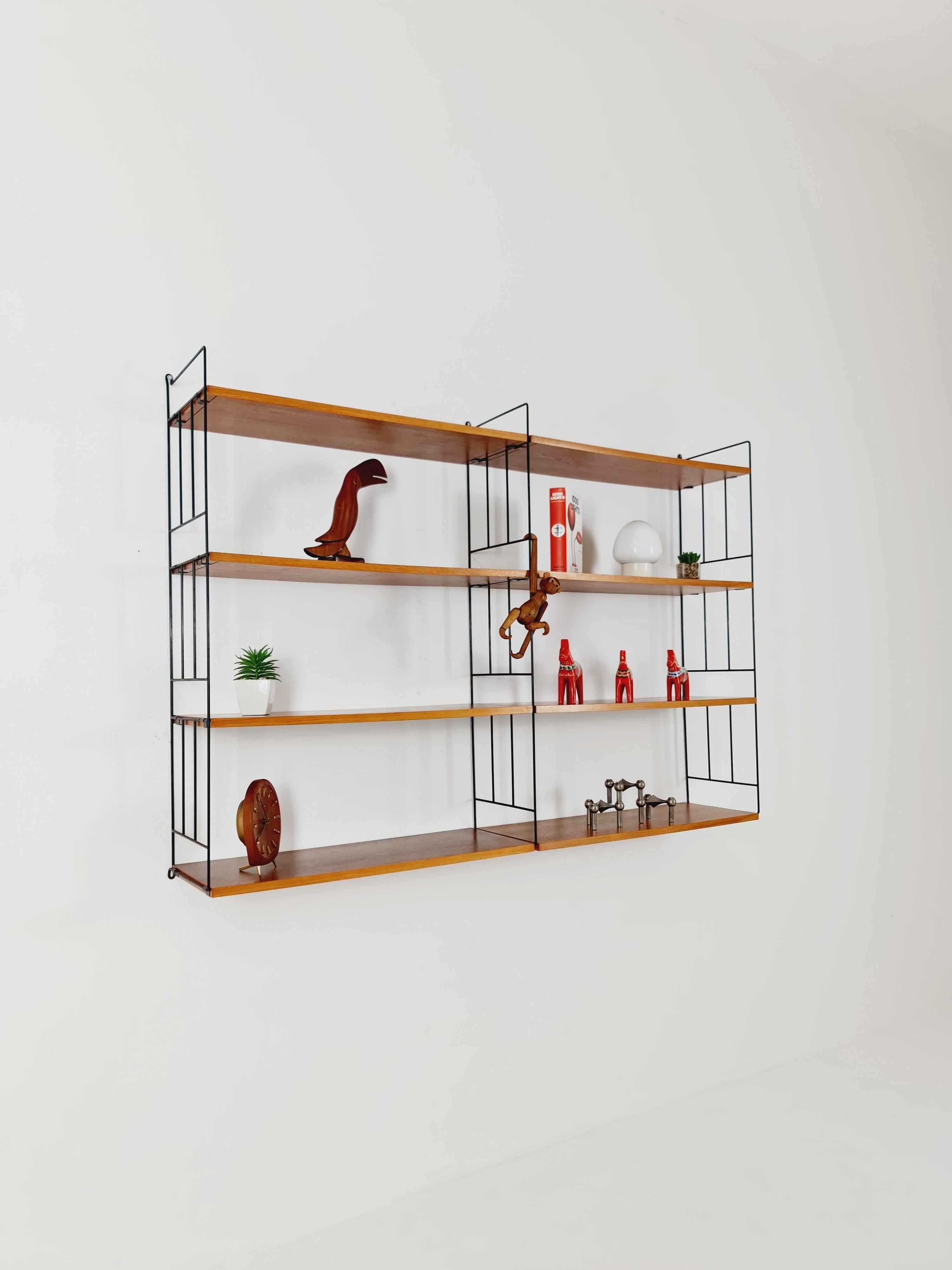 String shelf-system by WHB German Teak , 1950s In Good Condition In Gaggenau, DE