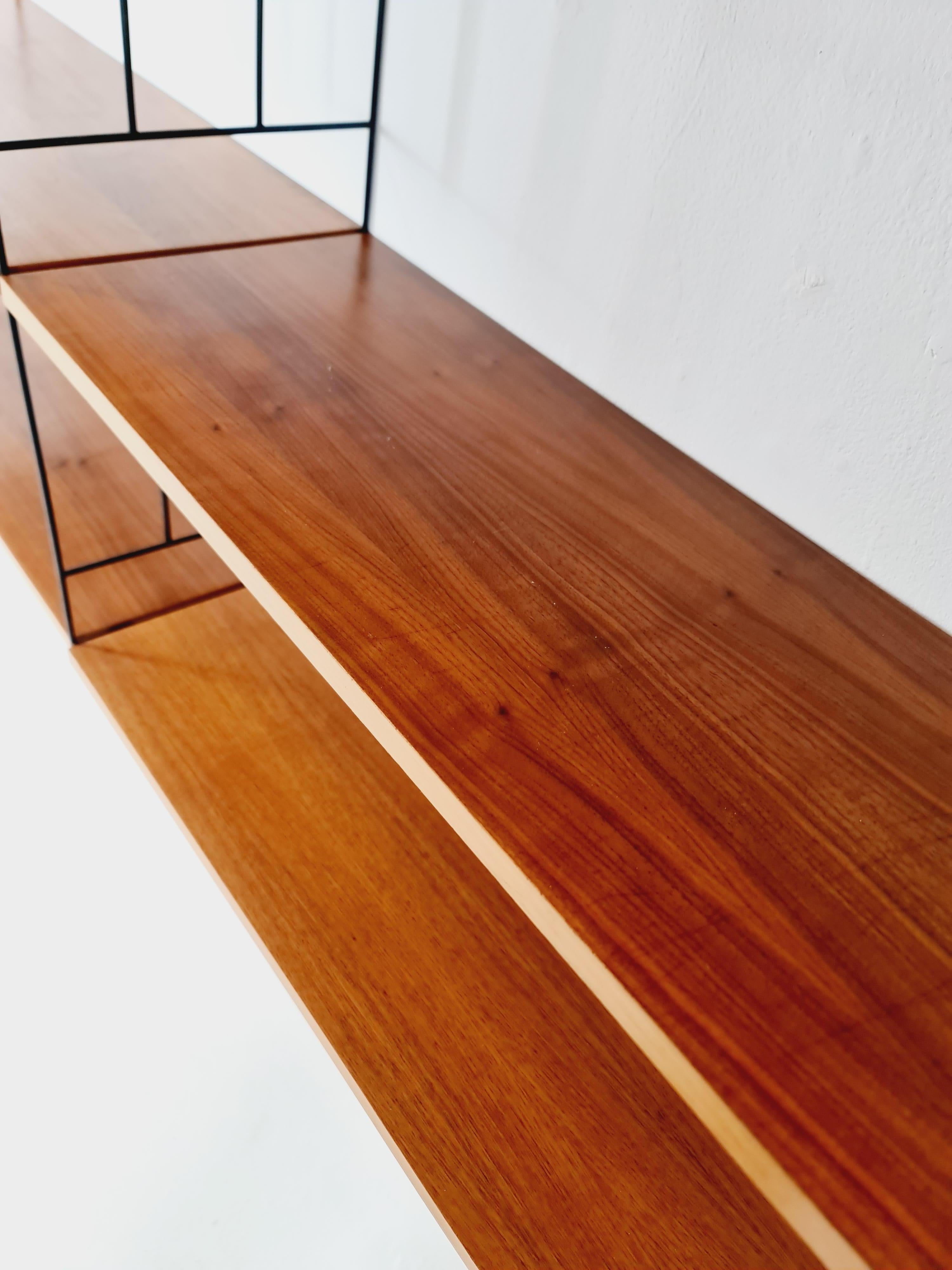 String shelf-system by WHB German Teak , 1950s 3
