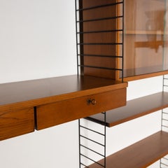 String wall bookcase, 1960