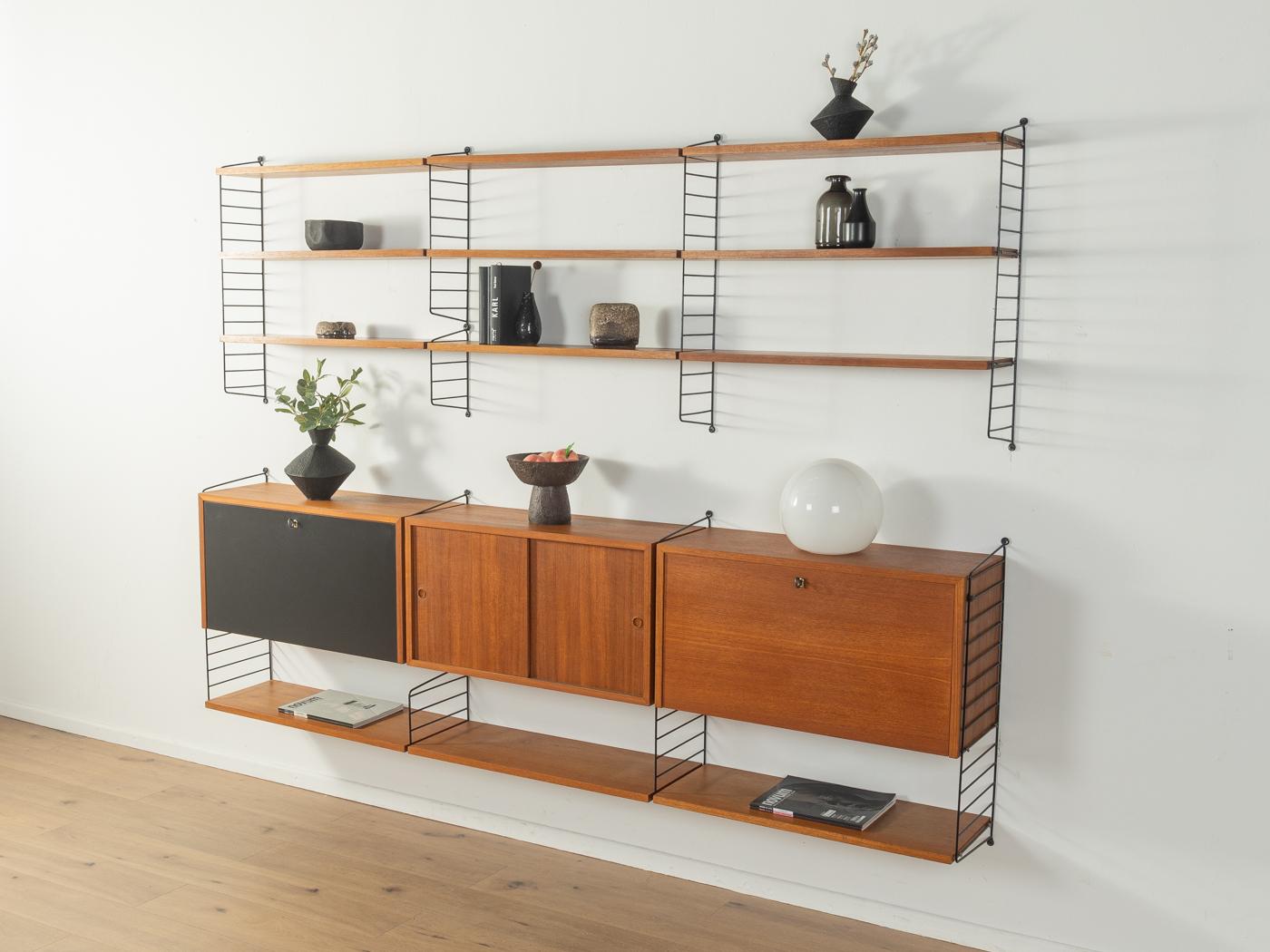 Mid-Century moderno Sistema di scaffalature a parete 