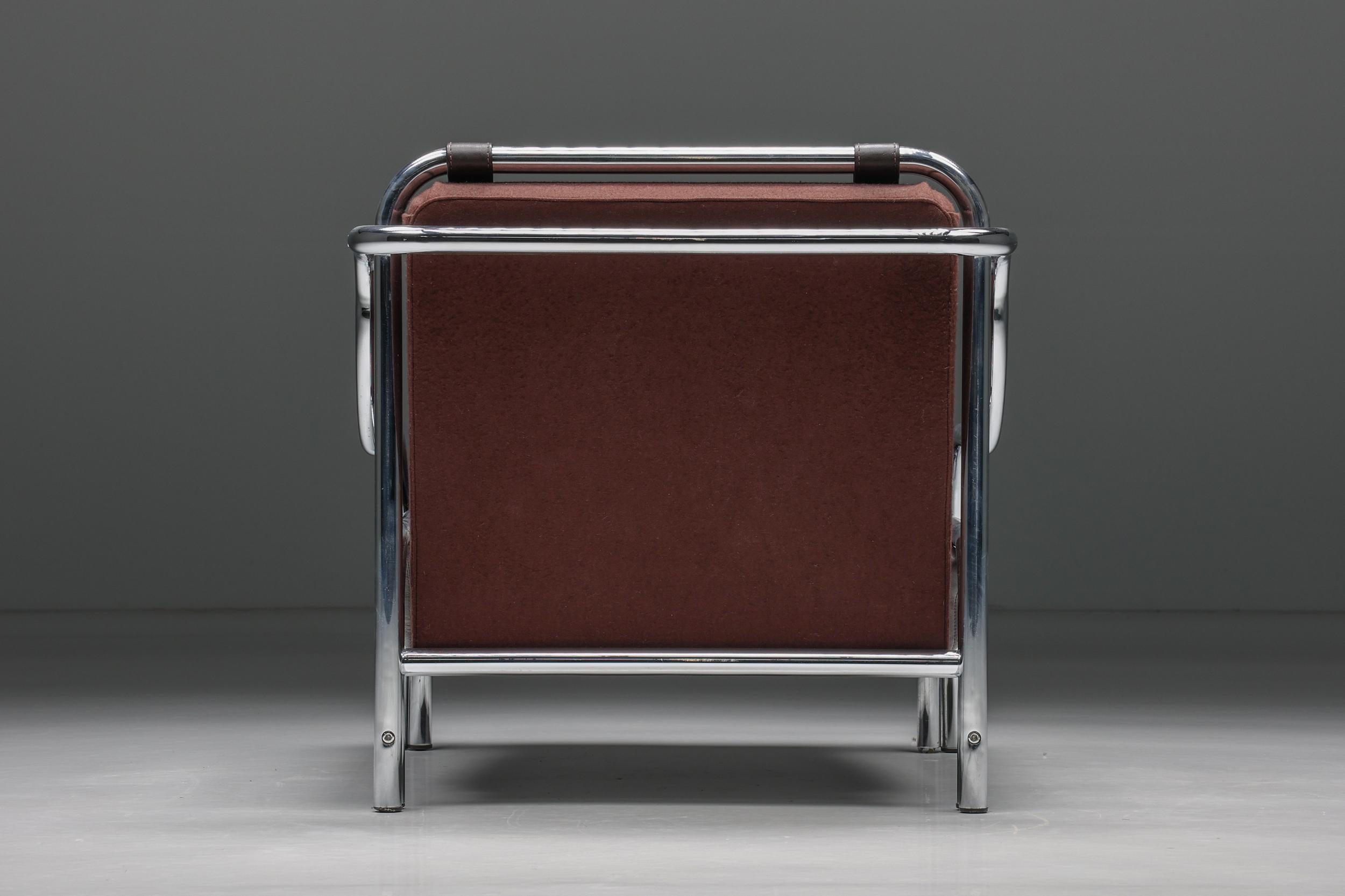 Mid-20th Century Stringa Lounge Chair by Gae Aulenti, 1960s