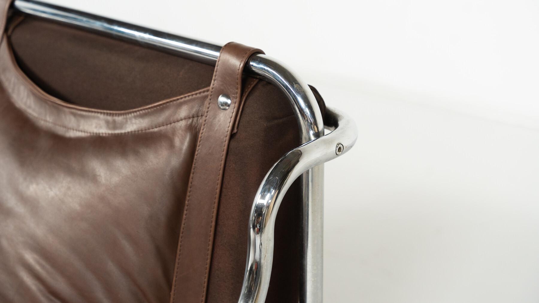 Stringa Sofa by Gae Aulenti, italy, 1962 - New Leather Upholstery im Angebot 6