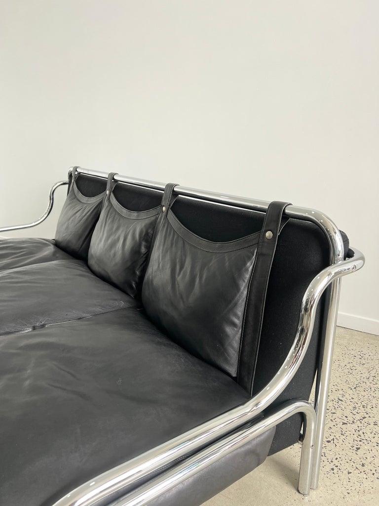Mid-20th Century Stringa Sofa Set by Gae Aulenti for Poltronova For Sale
