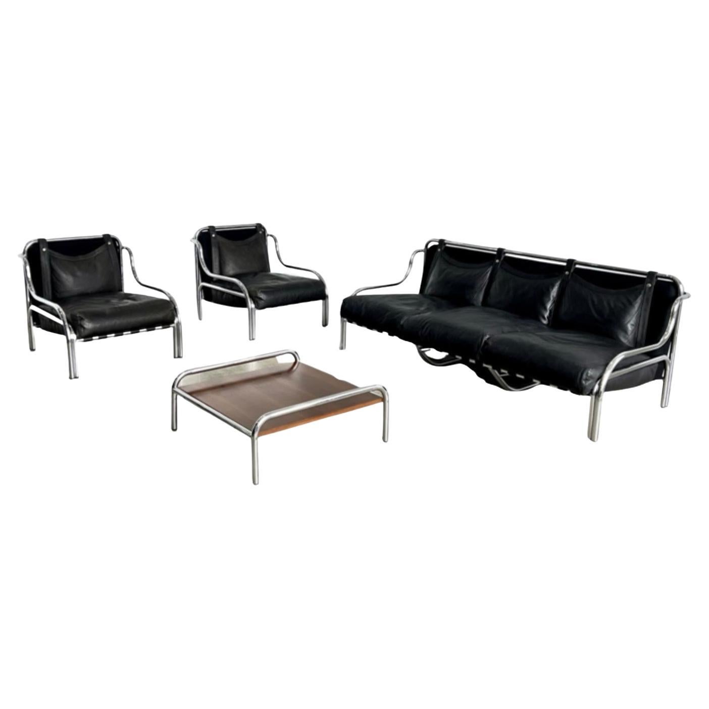 Stringa Sofa Set by Gae Aulenti for Poltronova For Sale
