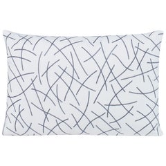 Stringart Pillow in White and Gray by CuratedKravet