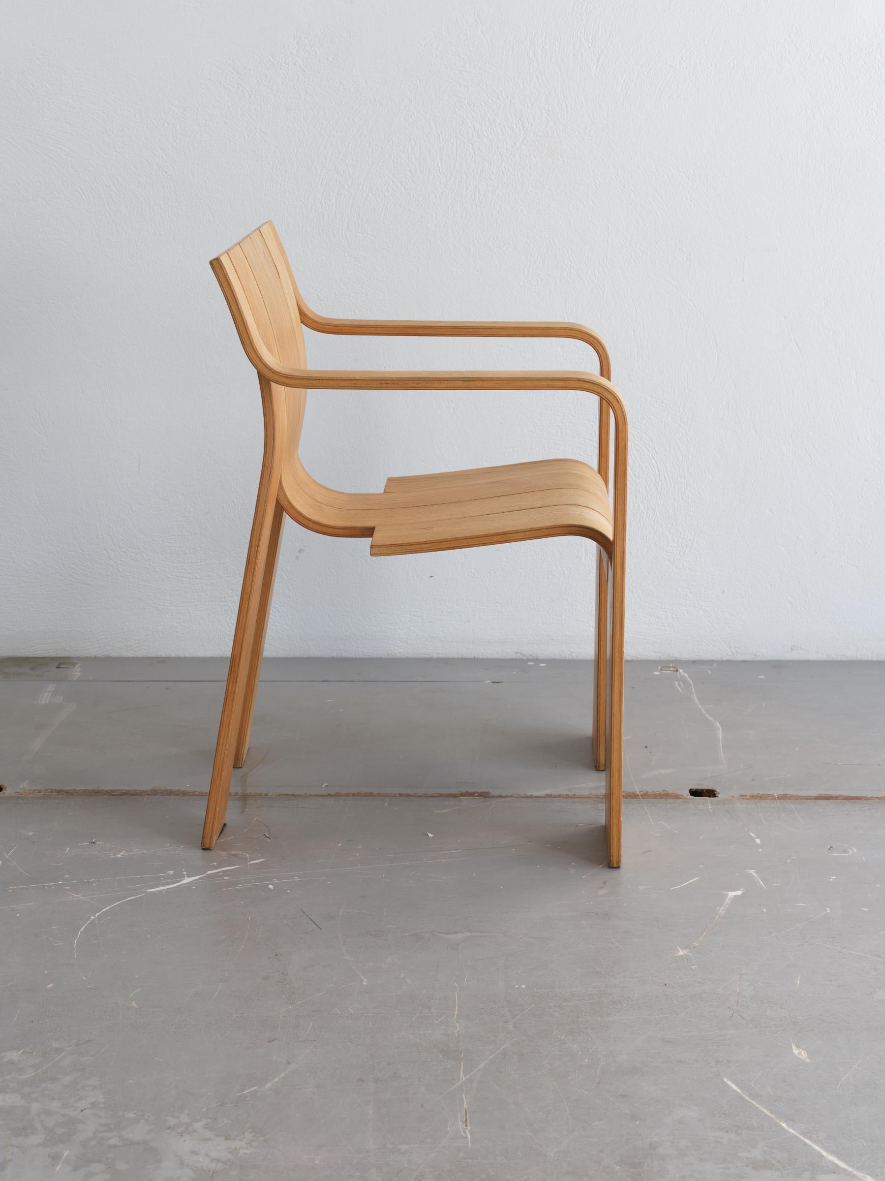 Organique Chaise Strip de Gijs Bakker pour Castelijn, 1974 en vente
