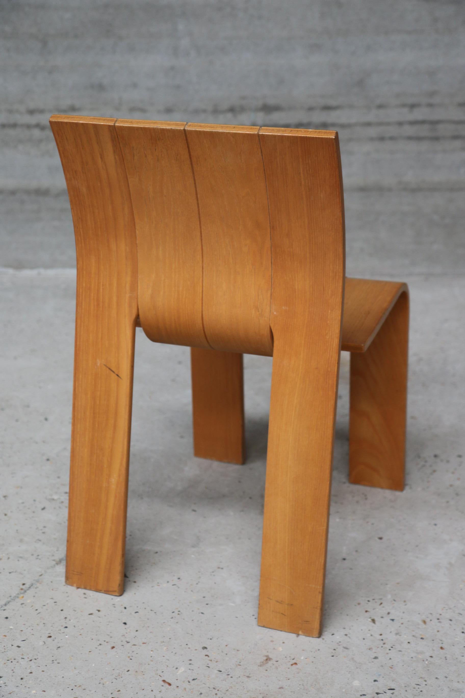 Strip Chair Set of 6 by Gijs Bakker 5