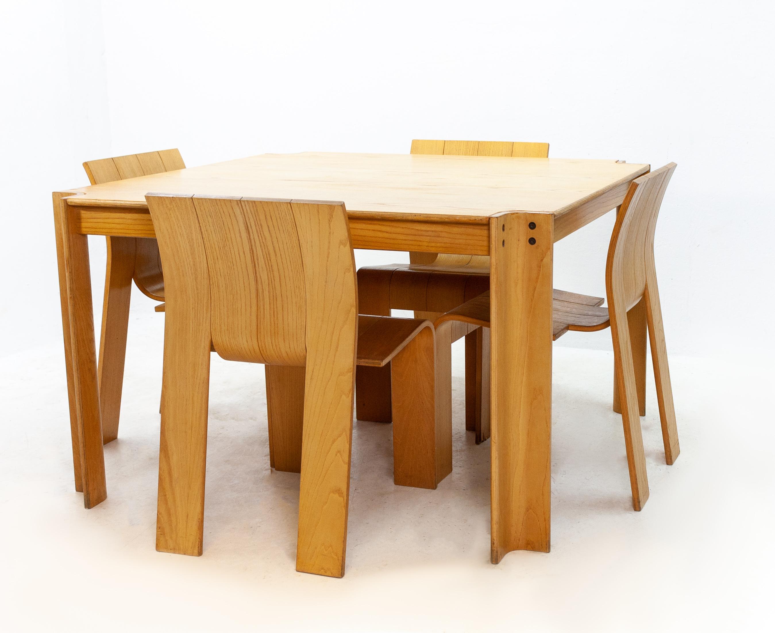 Strip Chairs, Design Gijs Bakker for Castelijn, 1970s  In Good Condition In Den Haag, NL