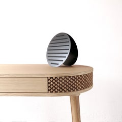 Strip Table Black, Display for Flat Objects by Lotti Gostic Studio