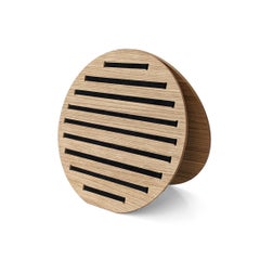 Strip Table Wood - Display for Flat Objects by Lotti Gostic Studio