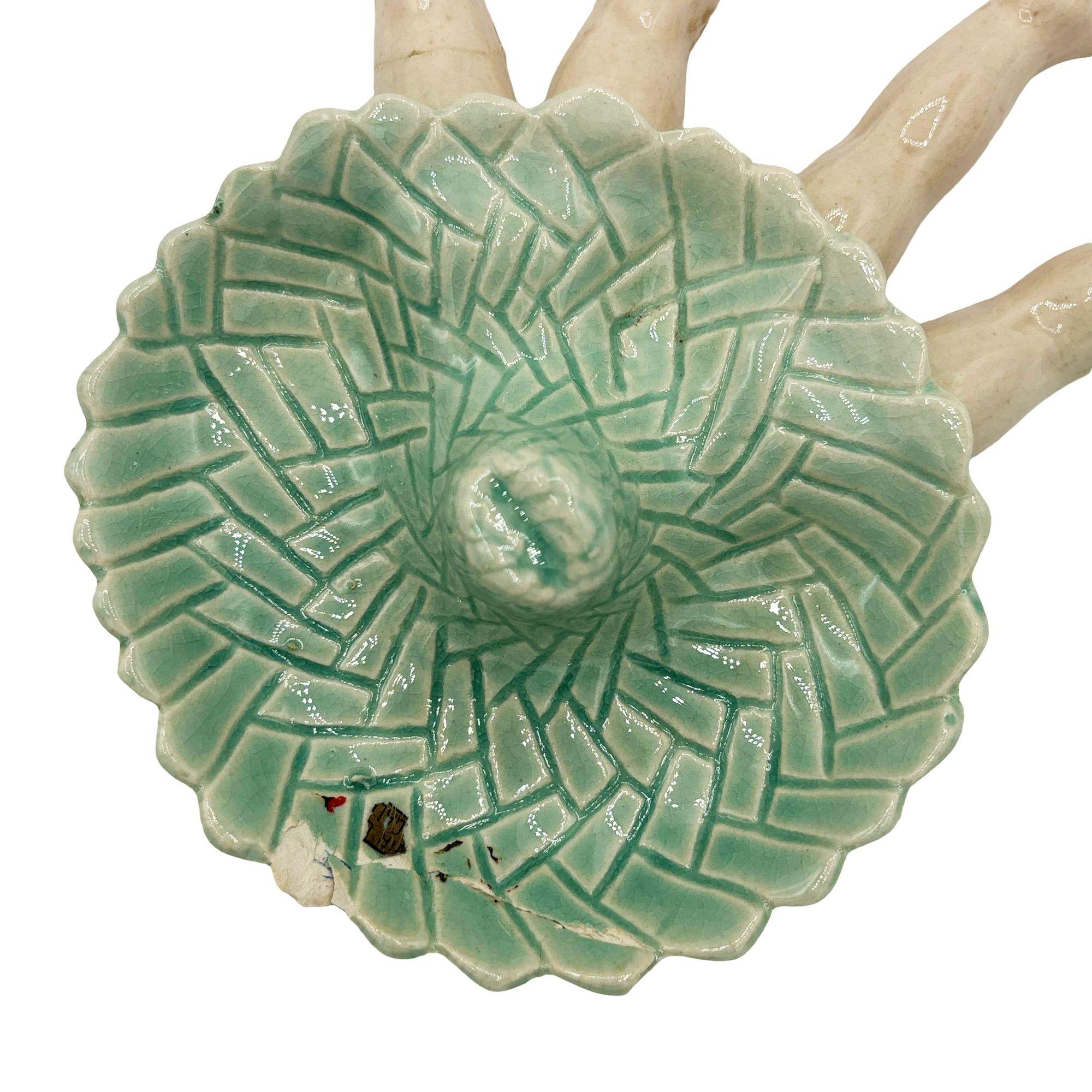 Américain Cendrier en céramique 