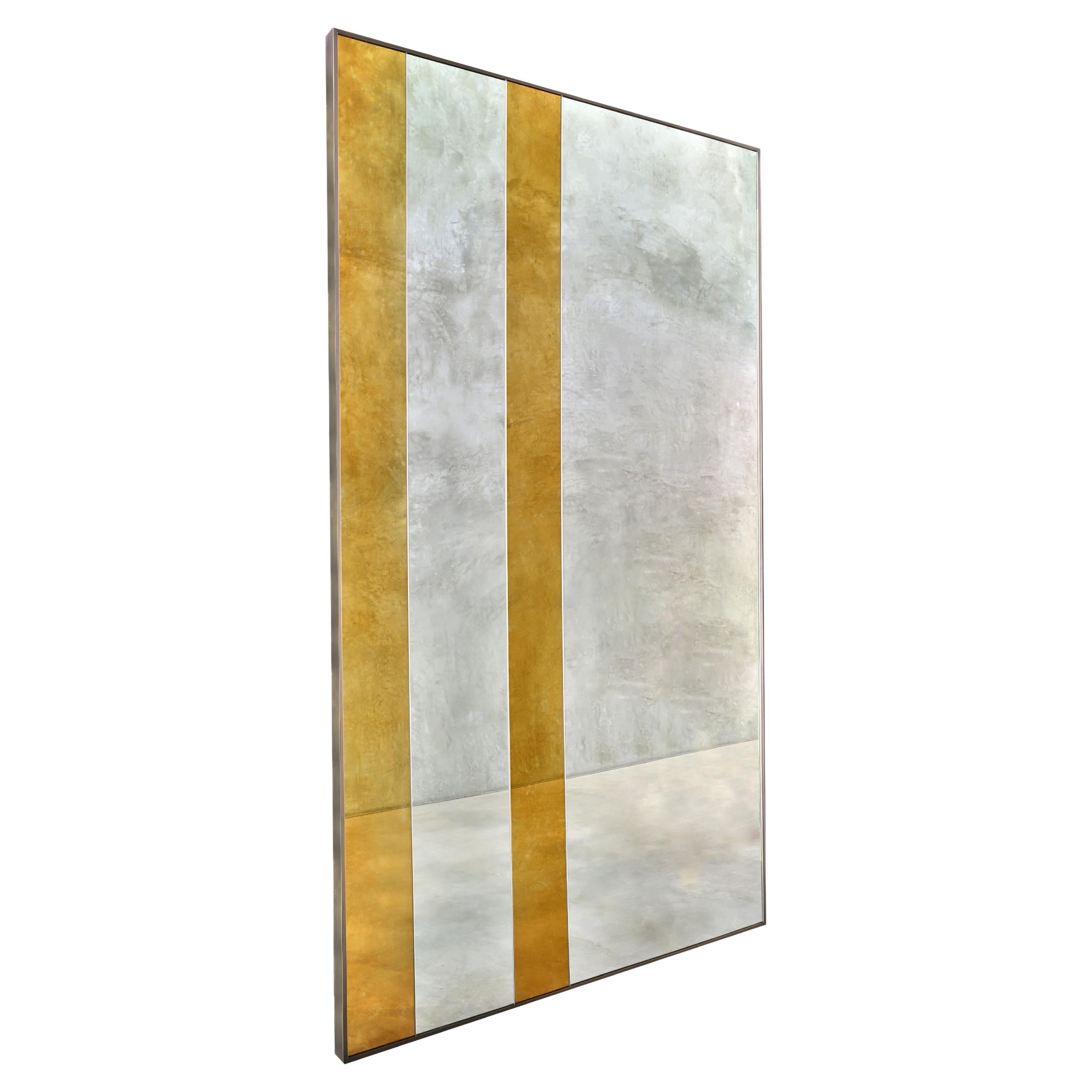 Strip, the Floor Mirror with Coloured Strips For Sale