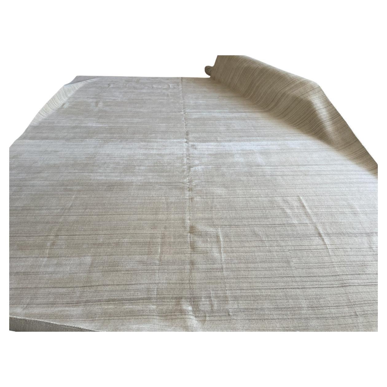 Stripe Plain Beige Design Area Rug