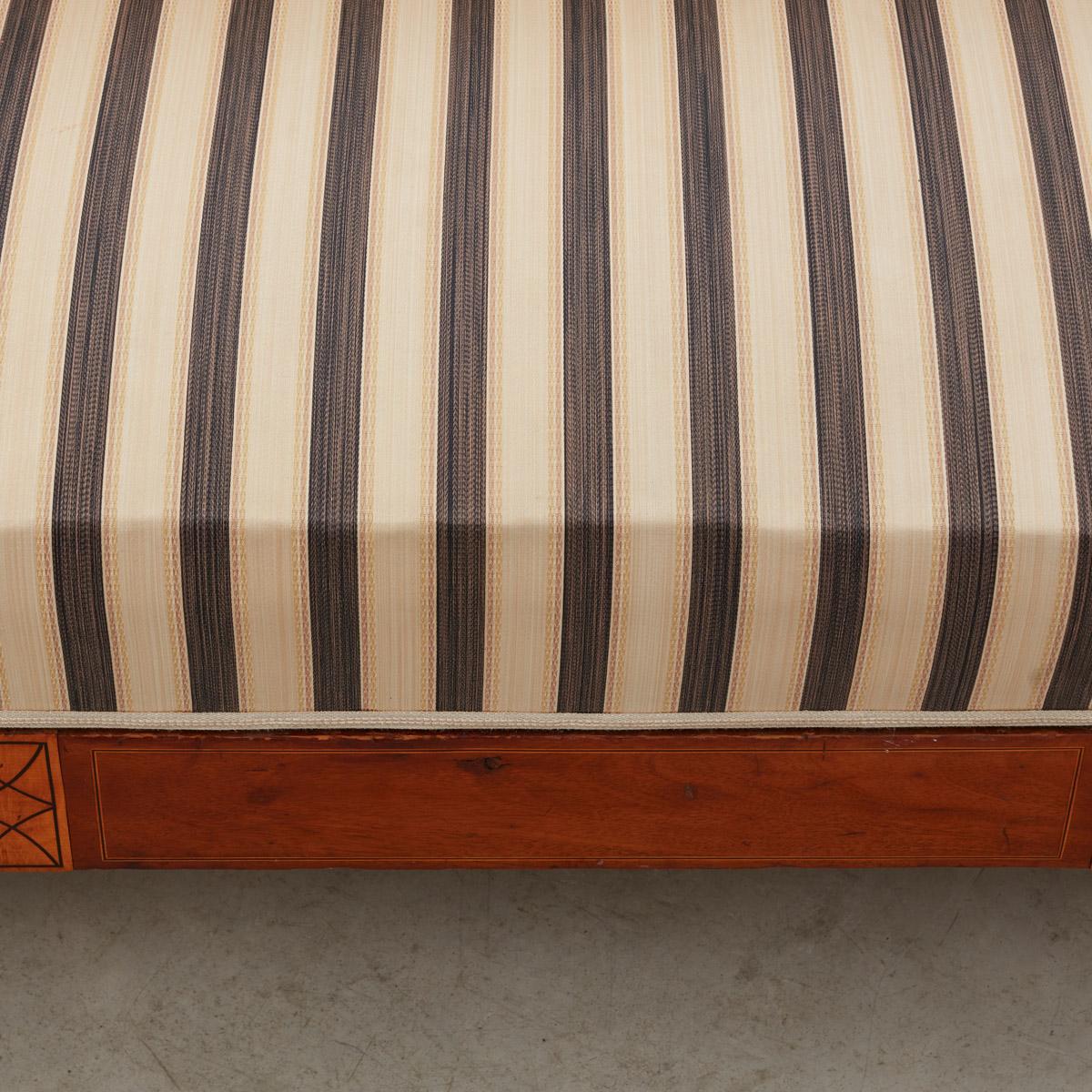Striped Biedermeier Settee, Sweden, circa 1830 1