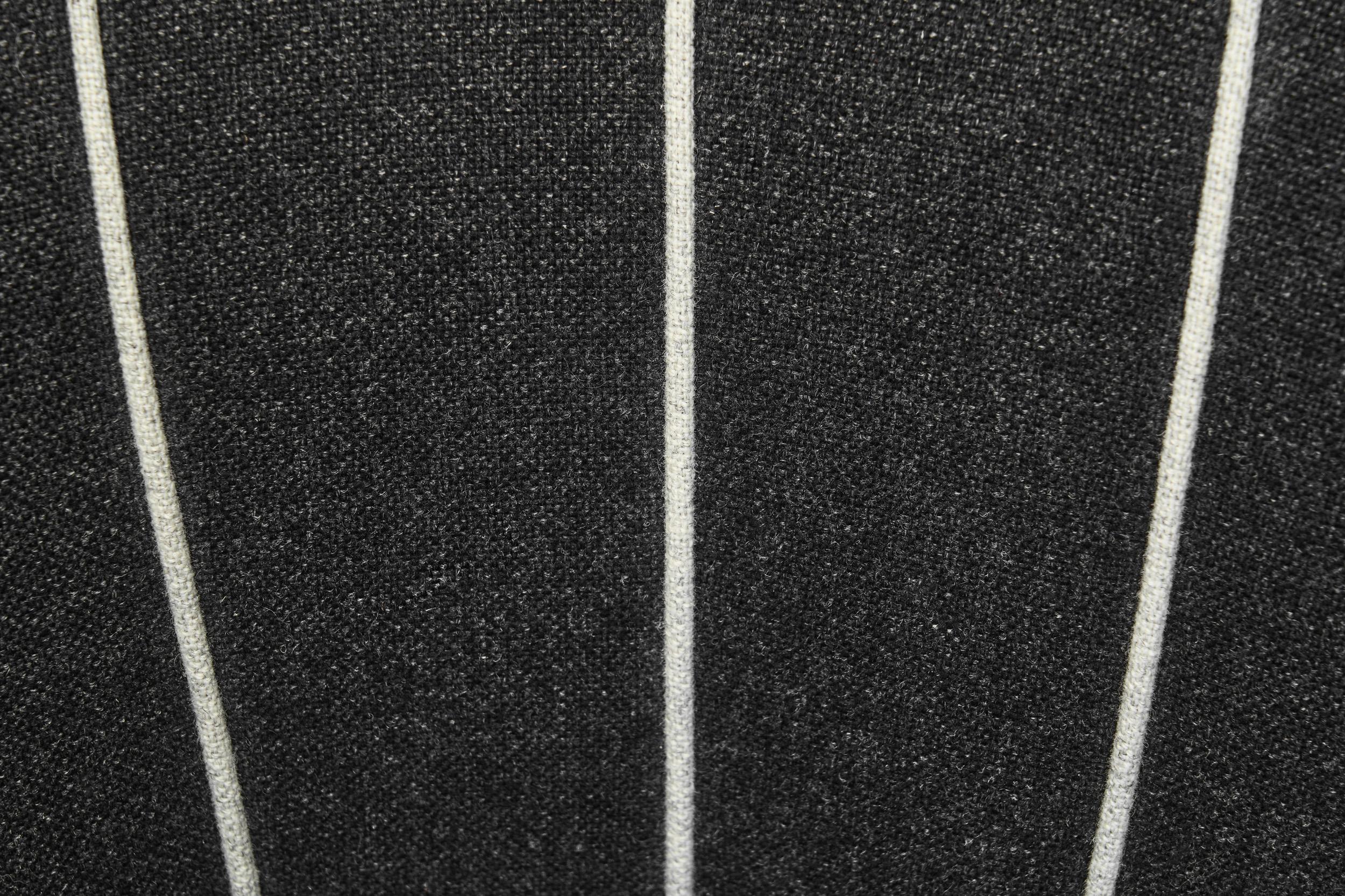 Striped Black Armchair, Europe 20th Century For Sale 3