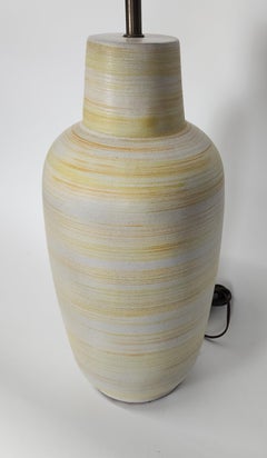 Striped Ceramic Lamp by Design Technics