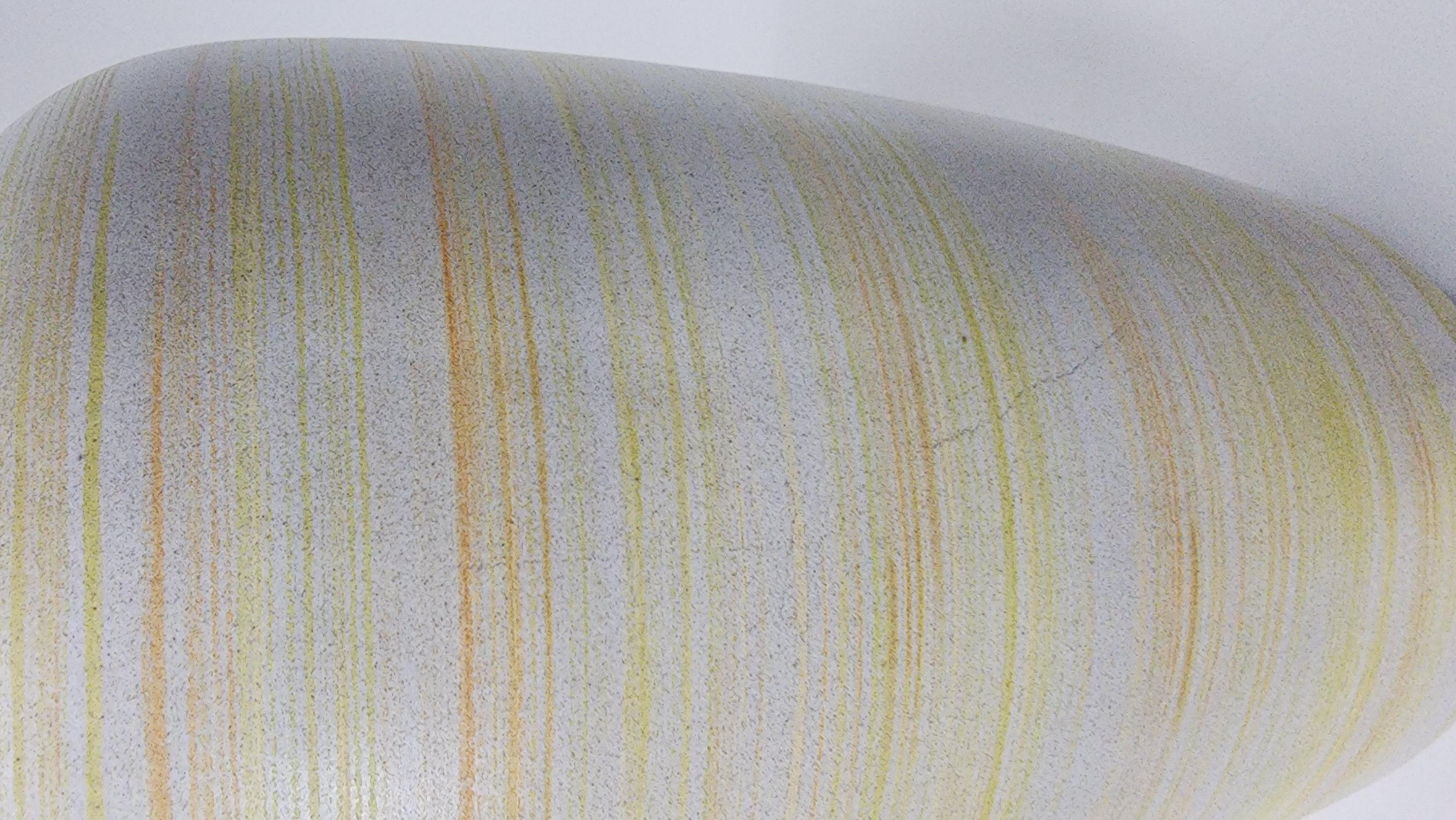 Lampe en céramique rayée par Design Technics Bon état - En vente à Philadelphia, PA