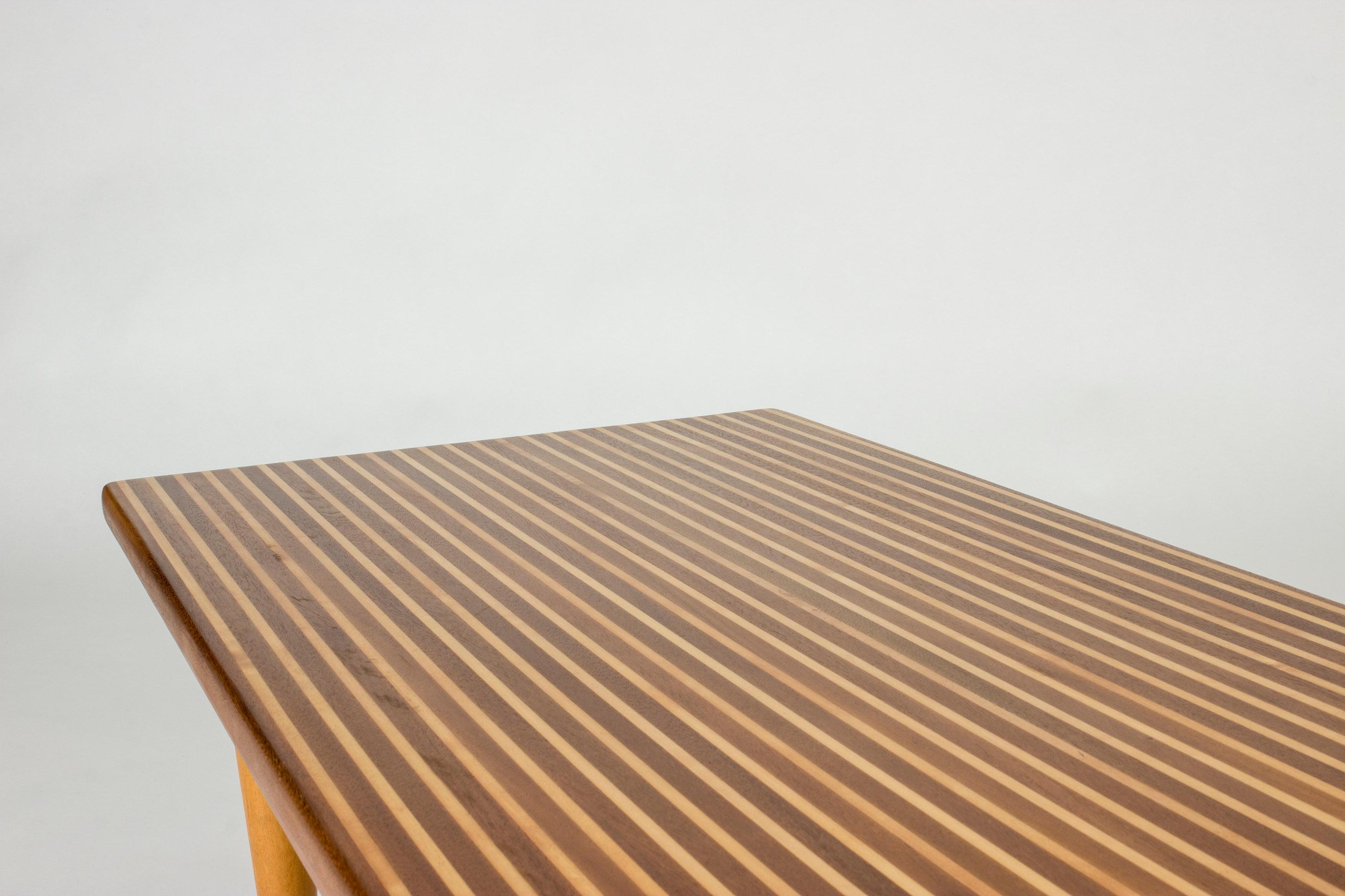 Striped Coffee Table by Ingvar Sandström 2