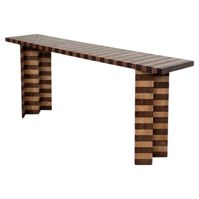 Striped Console Table by Goons For Sale at 1stDibs