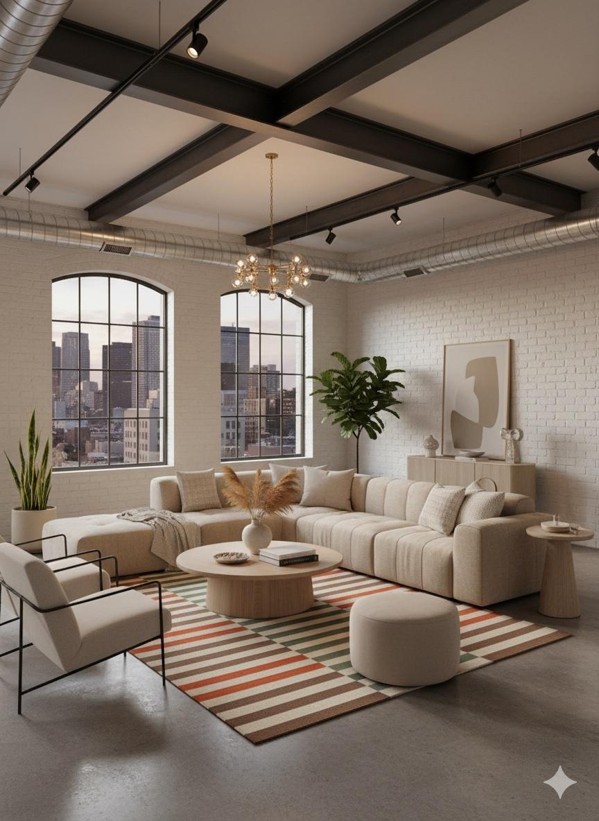 Tessuto a mano Kilim a righe Contemporary Studio Marmi Anatolia 1 in vendita