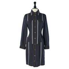Striped cotton shirt dress RED LABEL by VIVIENNE WESTWOOD