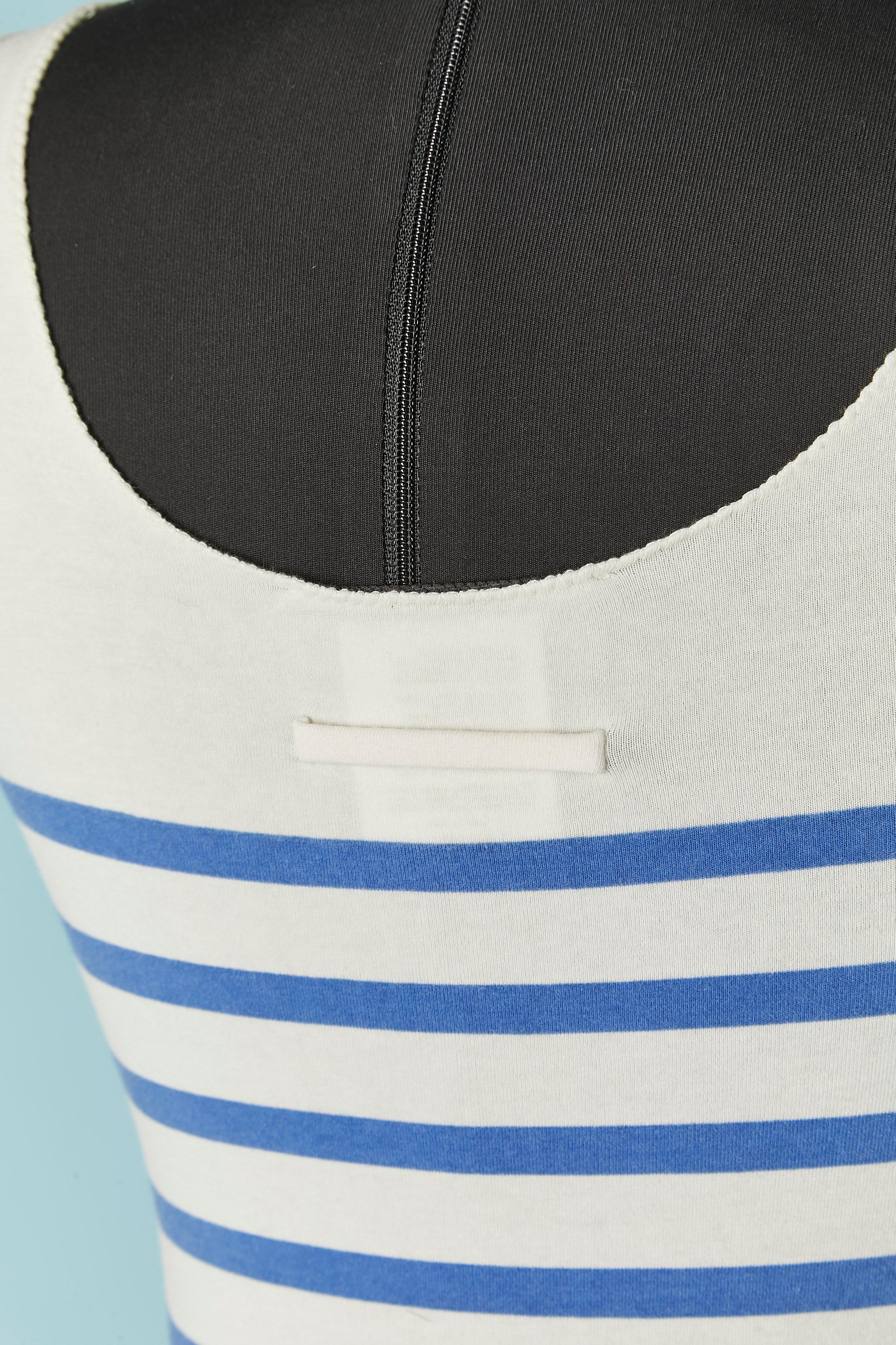 Gestreiftes Tank-Top aus Baumwolle JEAN -PAUL GAULTIER Maille Damen im Angebot