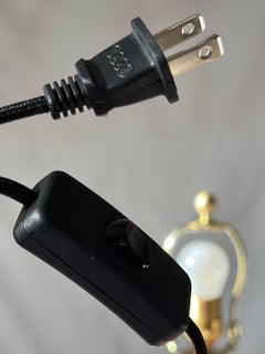 Gestreifte Schreibtischlampe von Jossolini