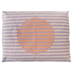 Striped Dog Bed - Lilac
