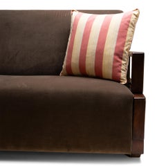 Striped French Ticking Throw Pillow