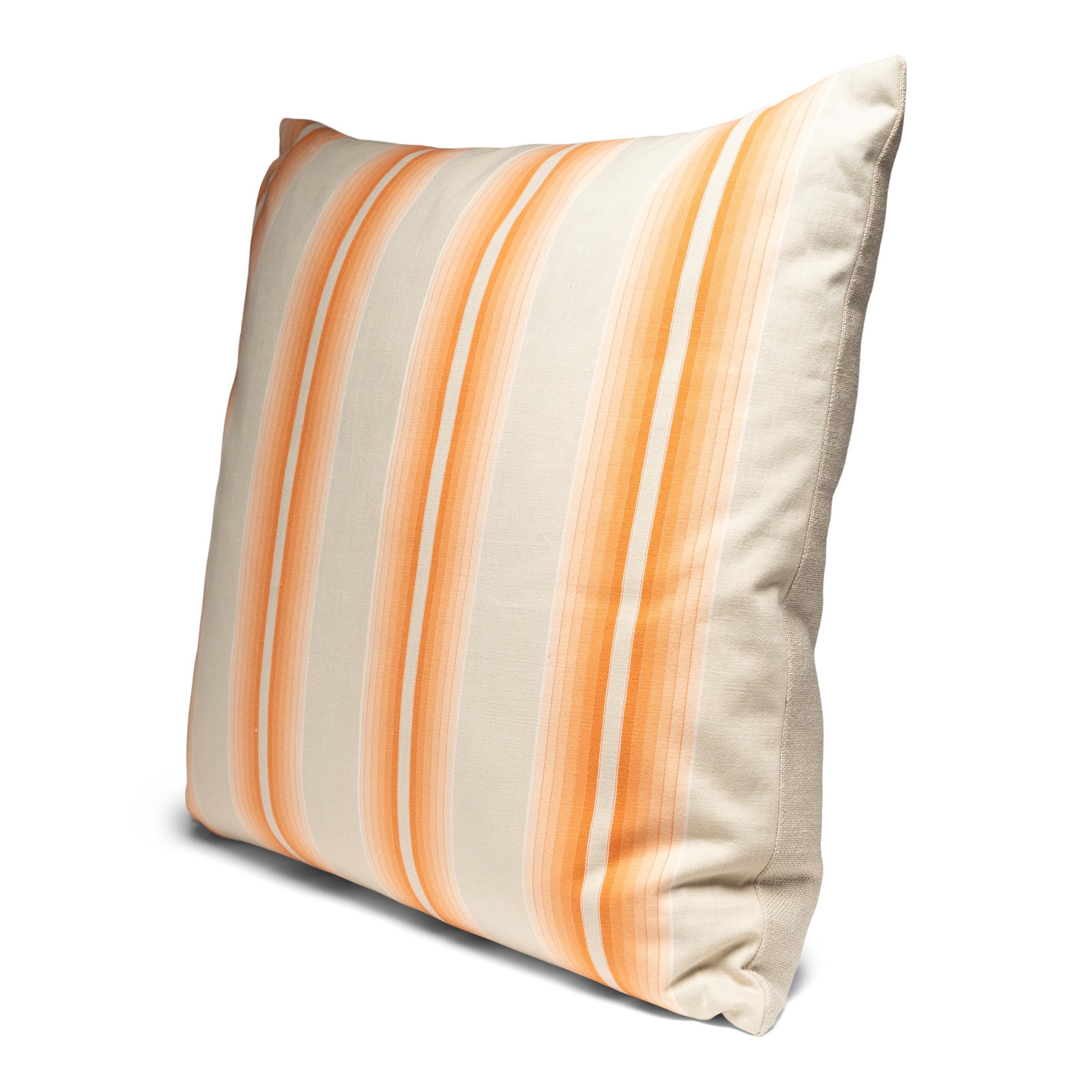 Provincial français Coussin rayé en tiquet de France en vente