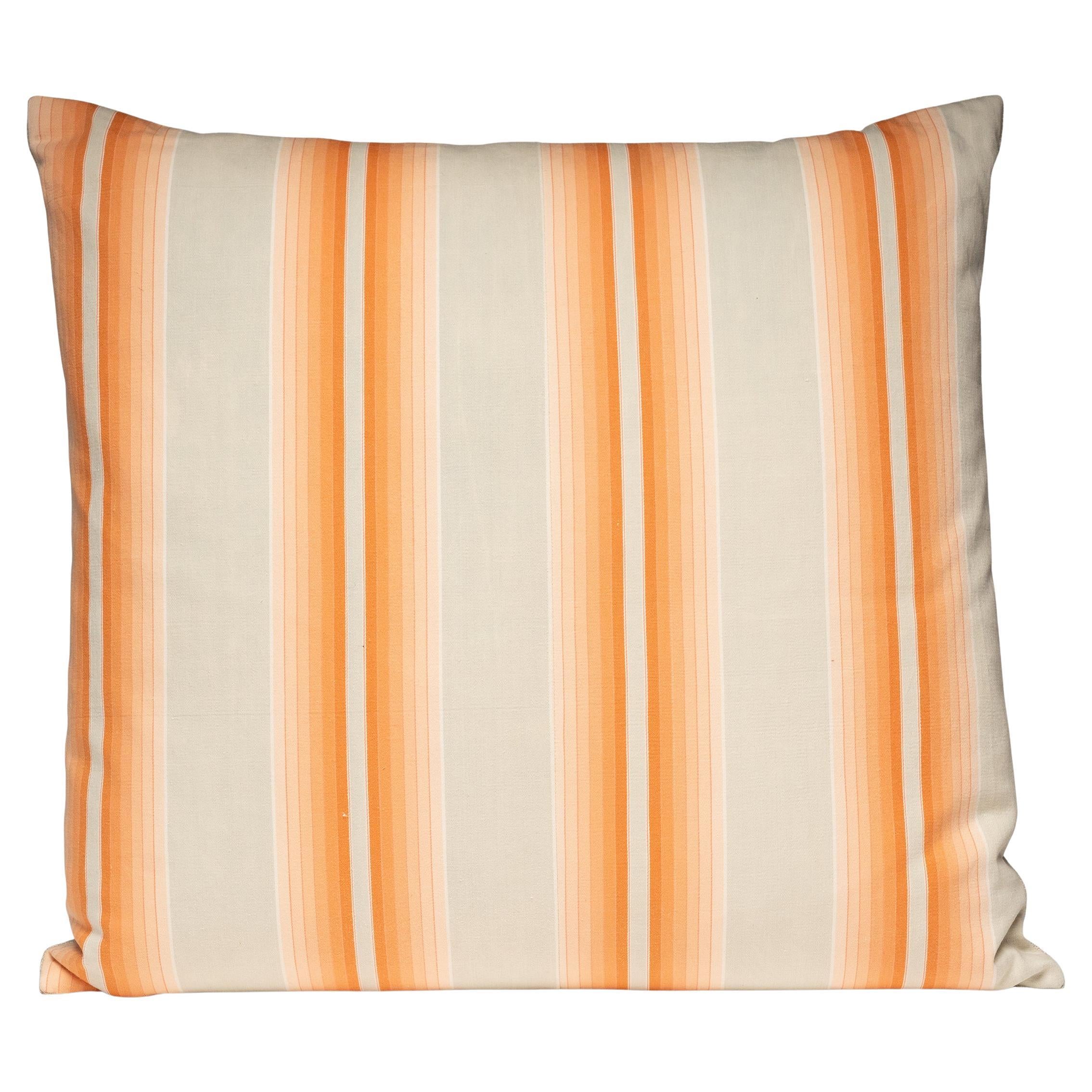 Striped French Ticking Throw Pillow